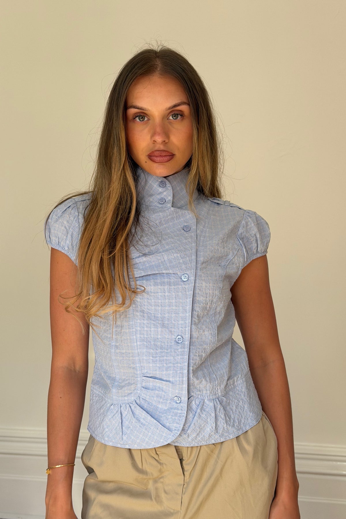 Yianni Short Sleeve Shirt Sky