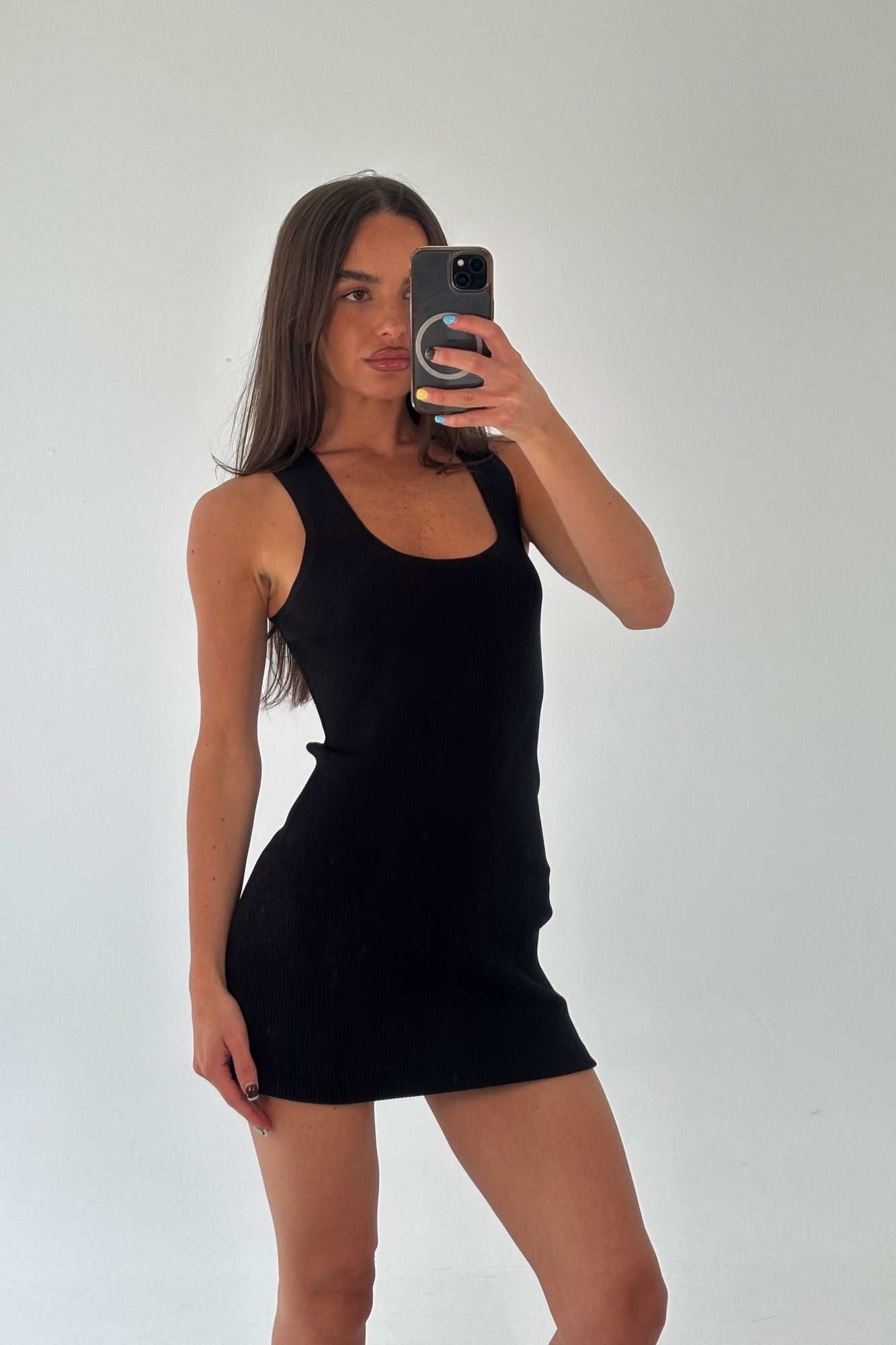 Nessie Mini Dress Black