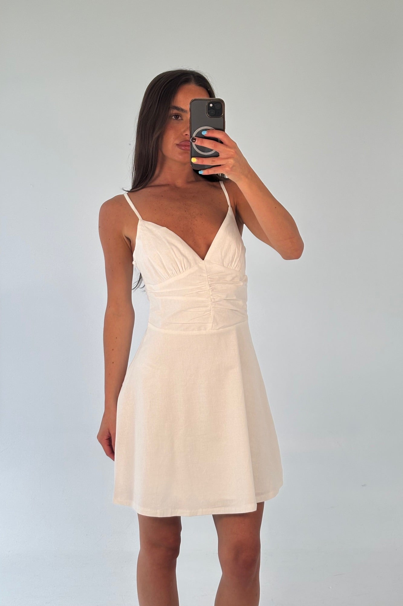 Tanisha Mini Dress White