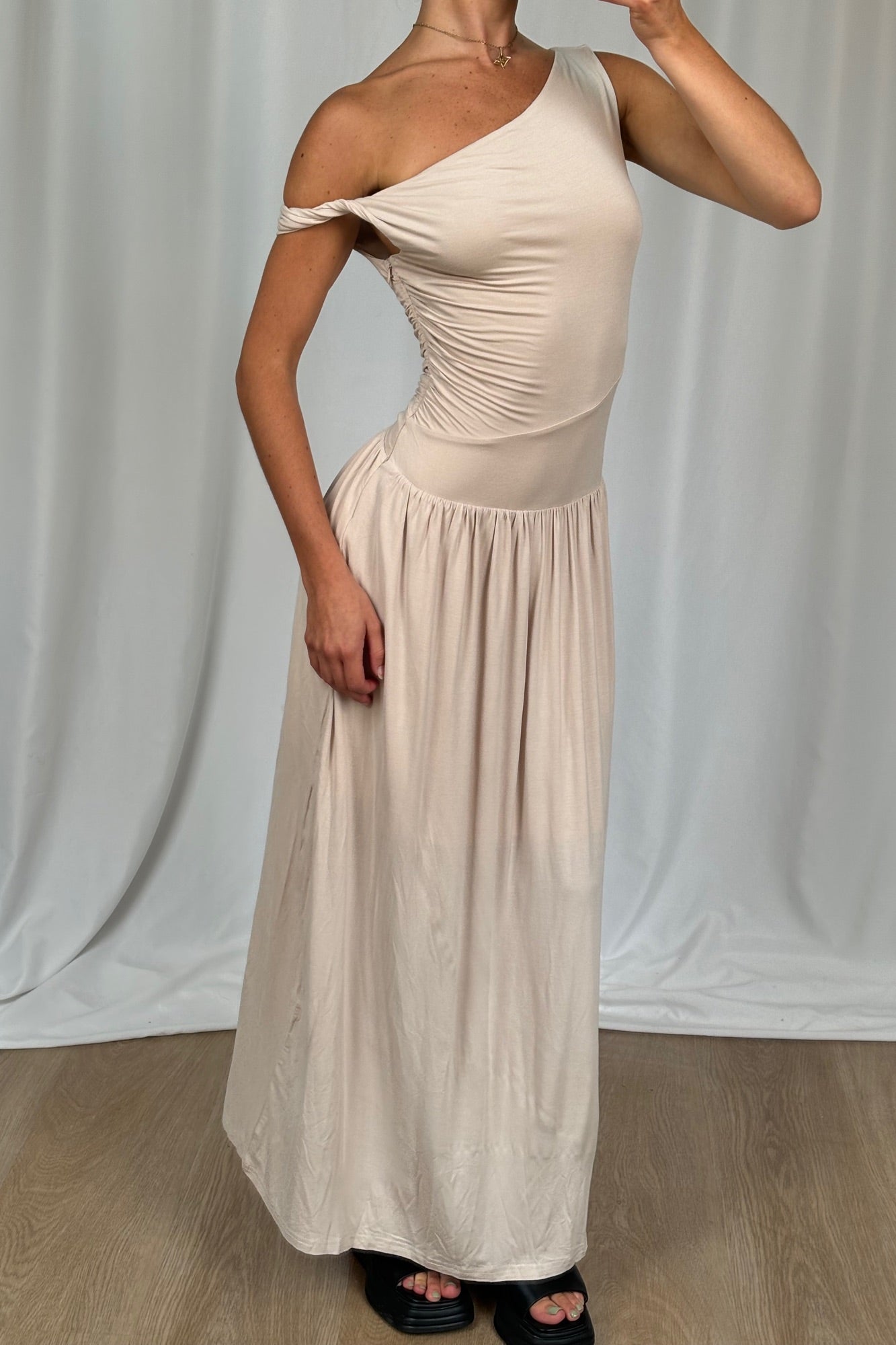 Joyce Maxi Dress Sand - FINAL SALE