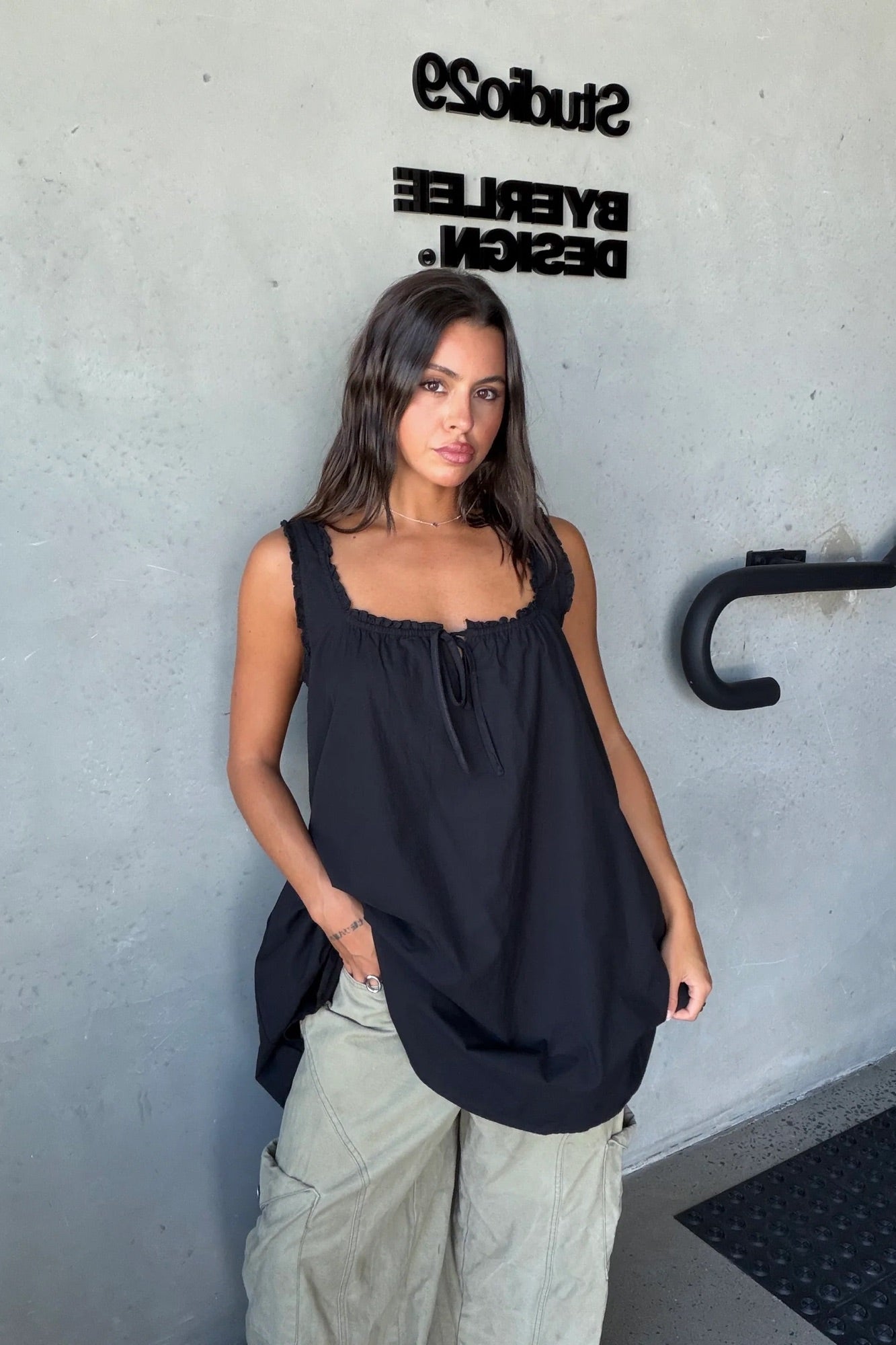 Tessa Mini Dress Black