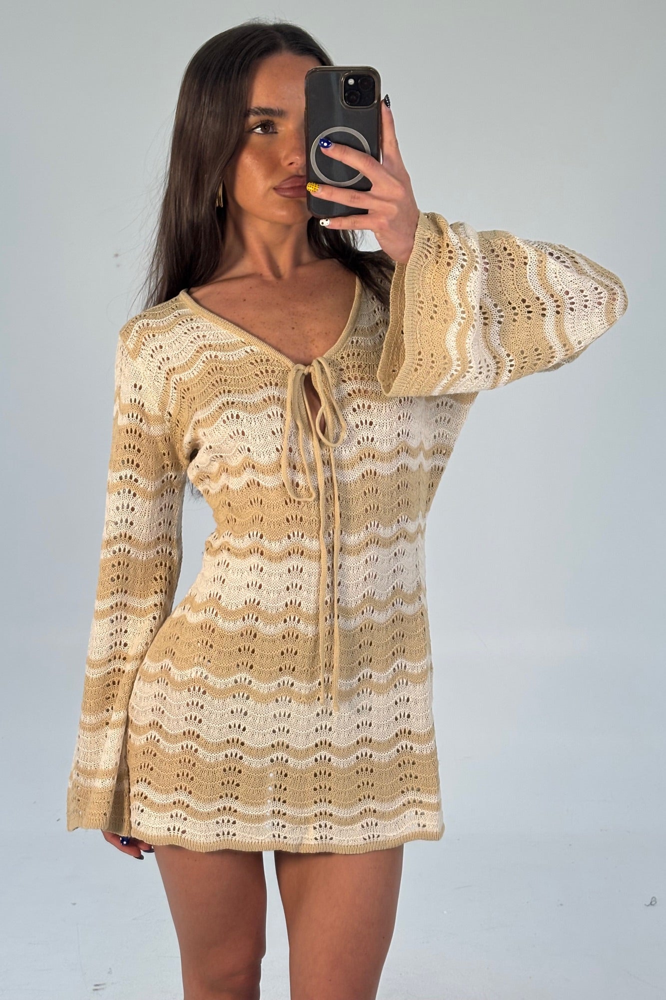 Aria Mini Dress Sand