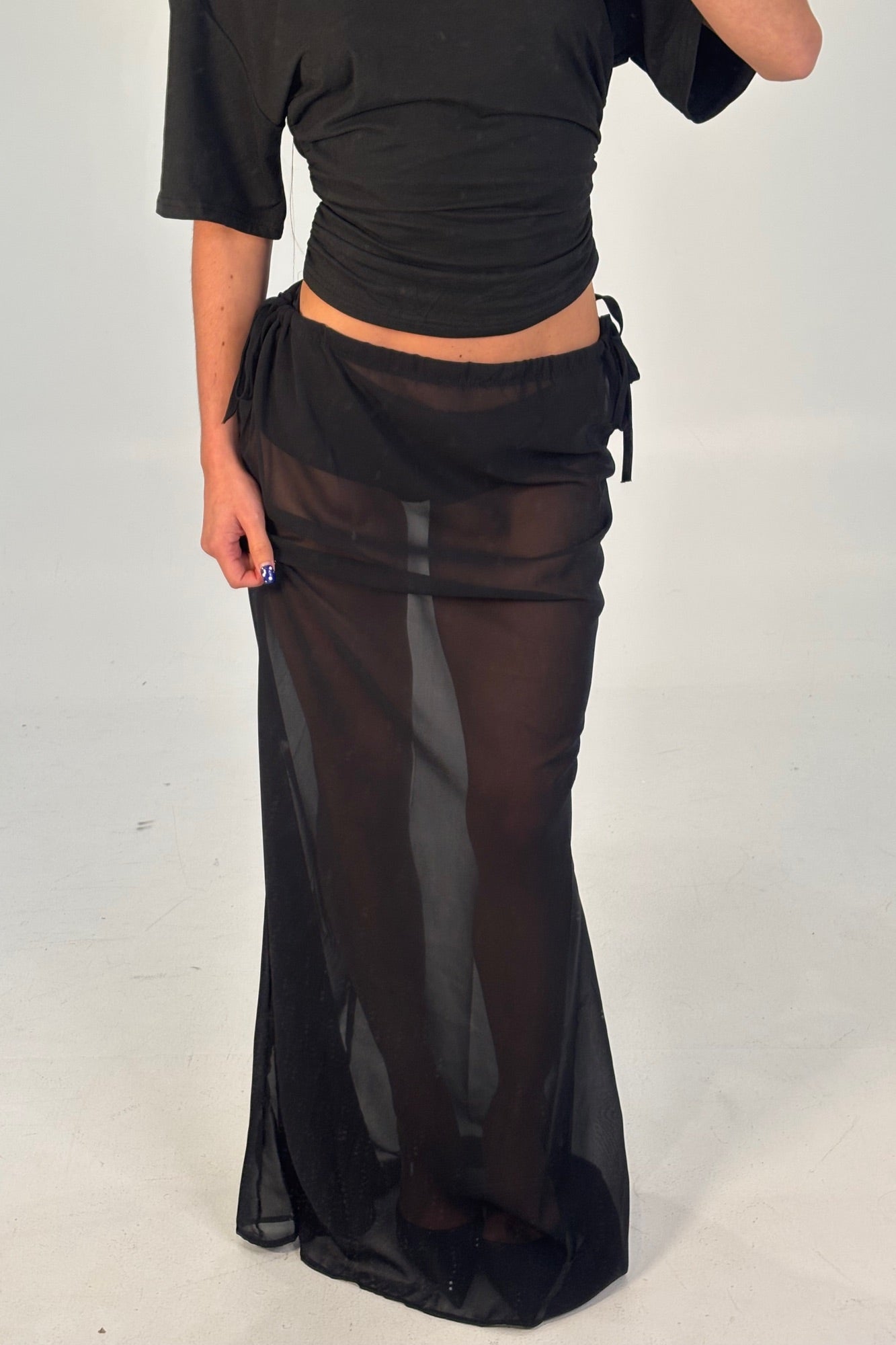 Arianne Maxi Skirt Ink