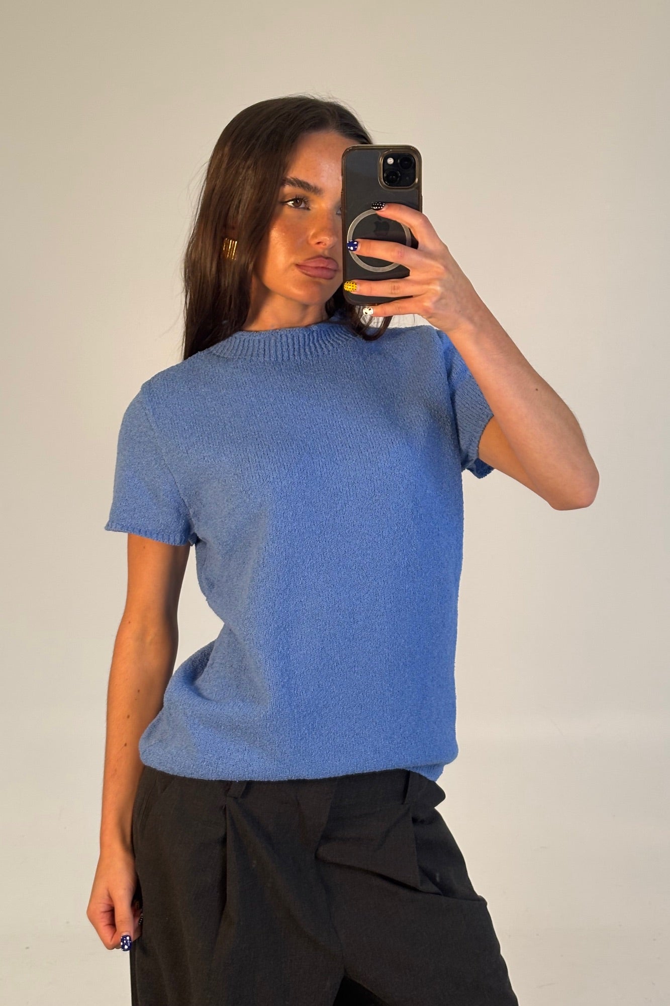 Effy Top Cobalt