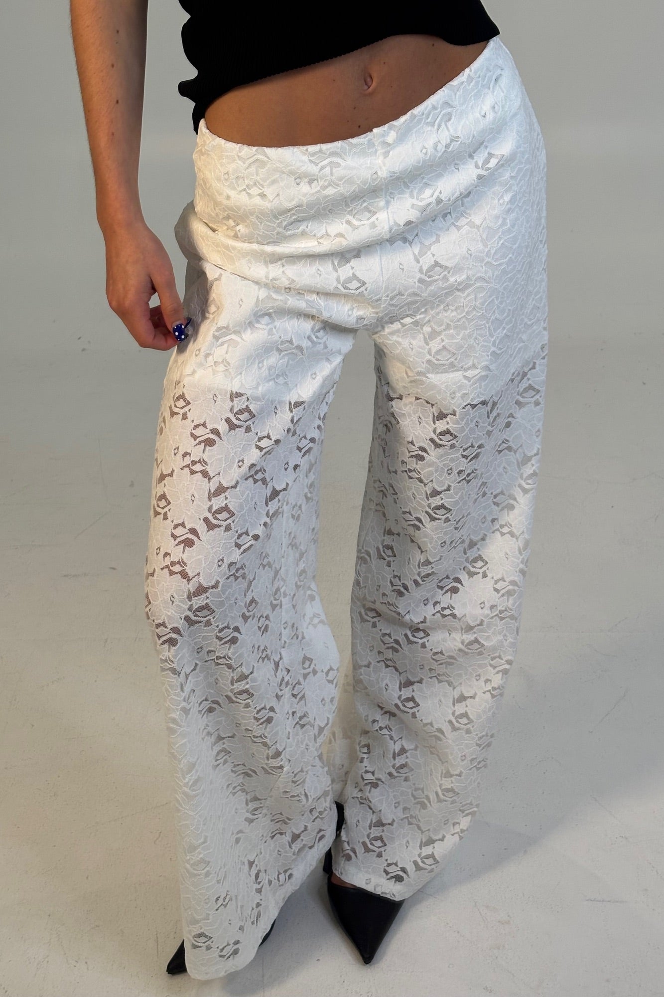 Jacinta Lace Pant White