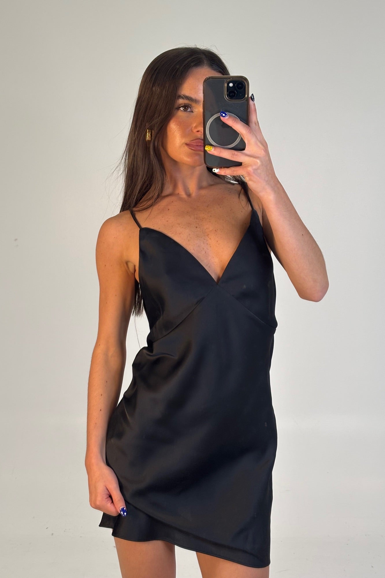 Belly Mini Dress Black