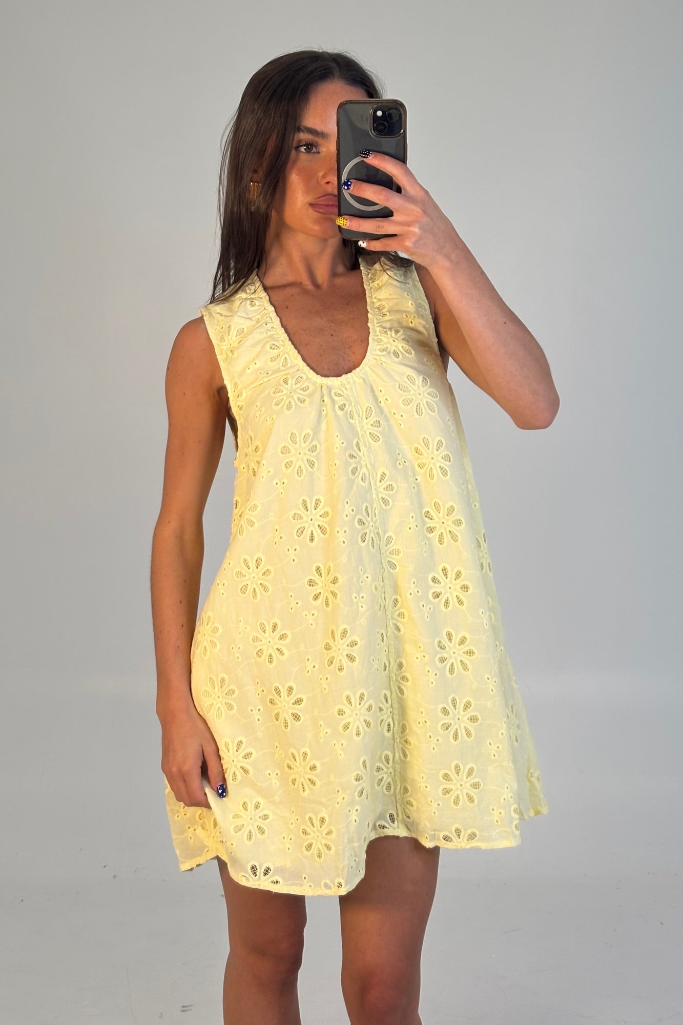 Samira Mini Dress Lemon