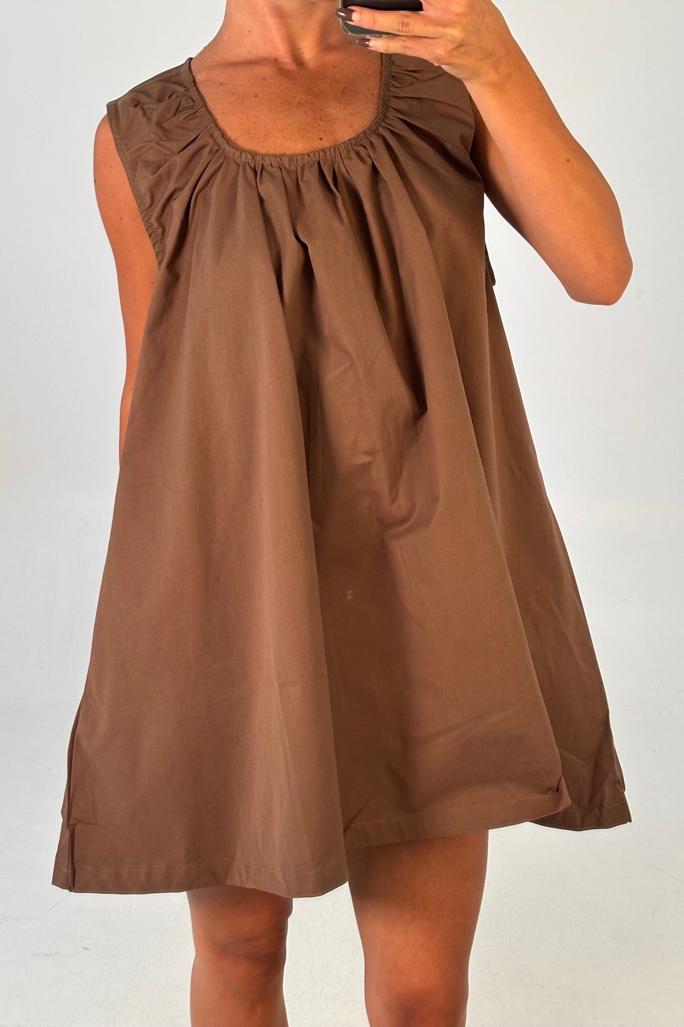 Miley Mini Dress Chocolate