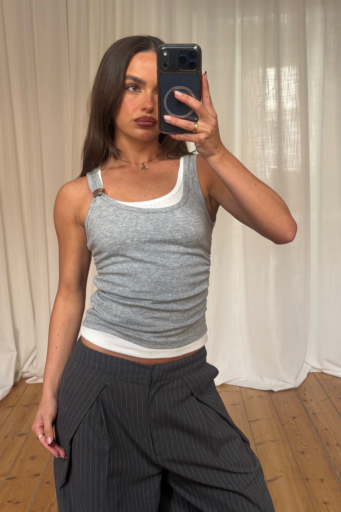 Trinity Top Grey