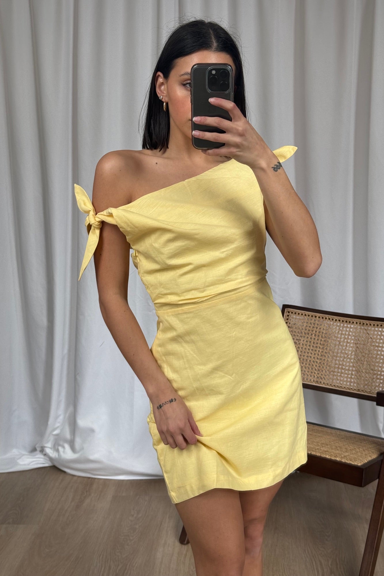 Nellie Mini Dress Butter - FINAL SALE