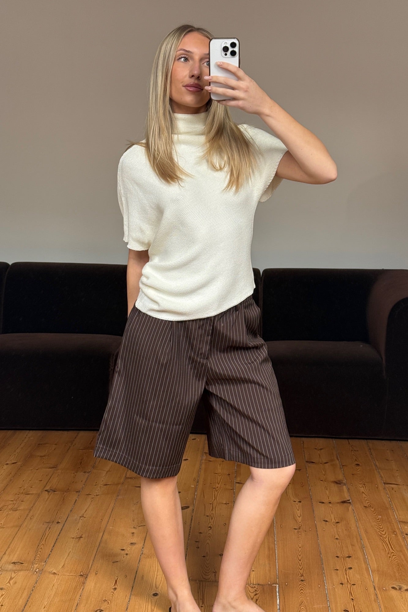 Aliya Long Short Brown
