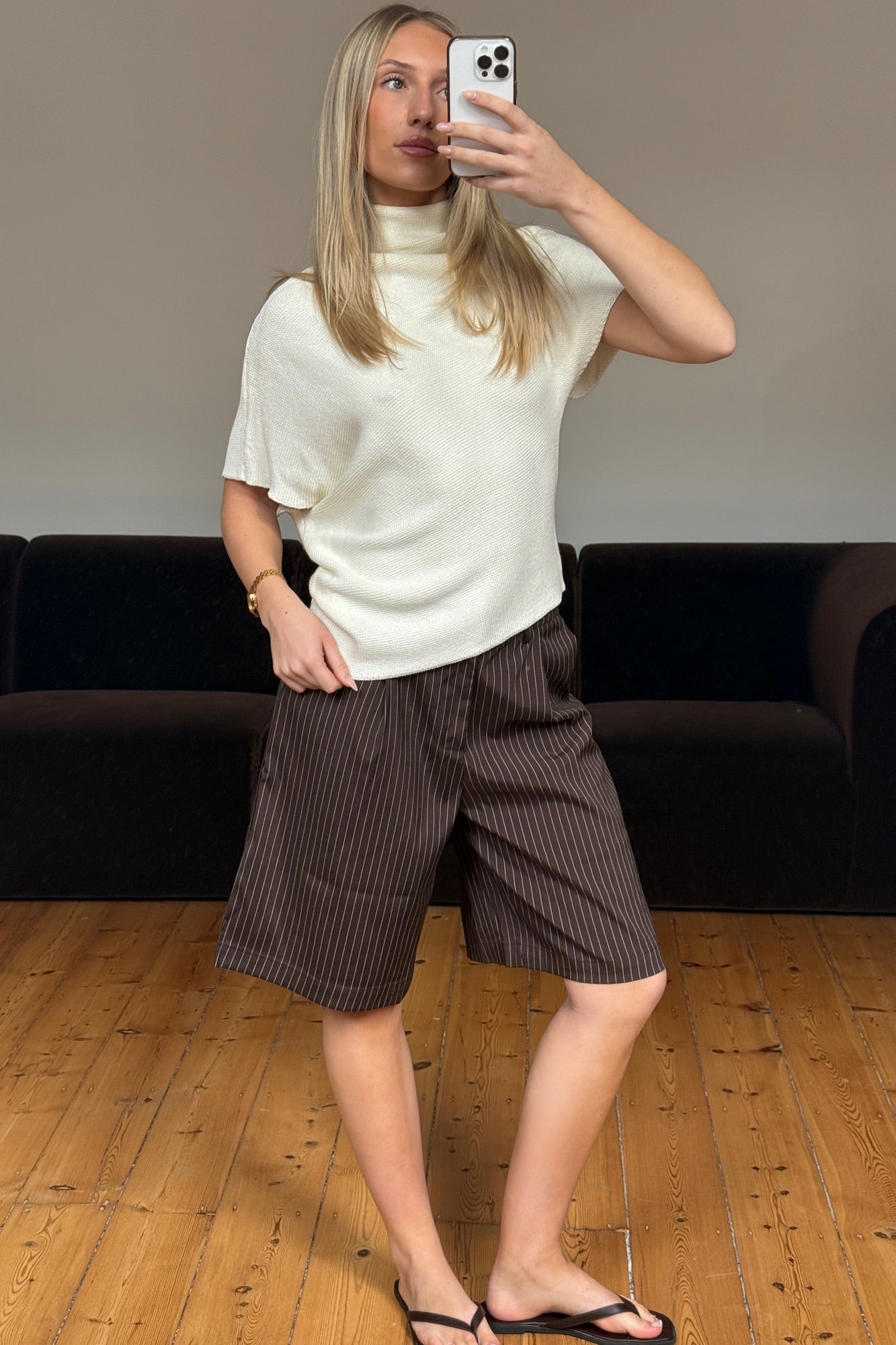 Aliya Long Short Brown