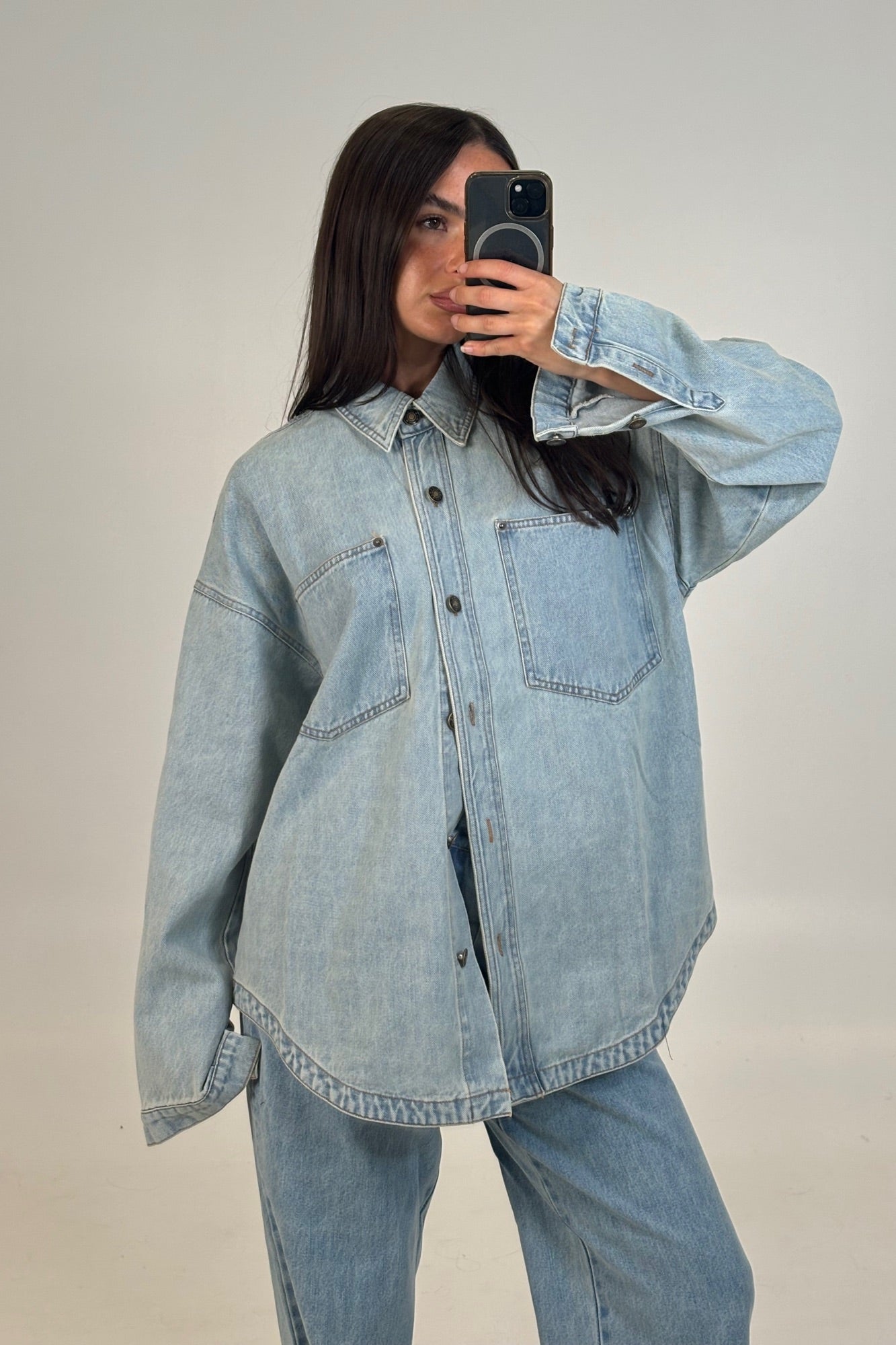 Marcy Shacket Vintage Blue