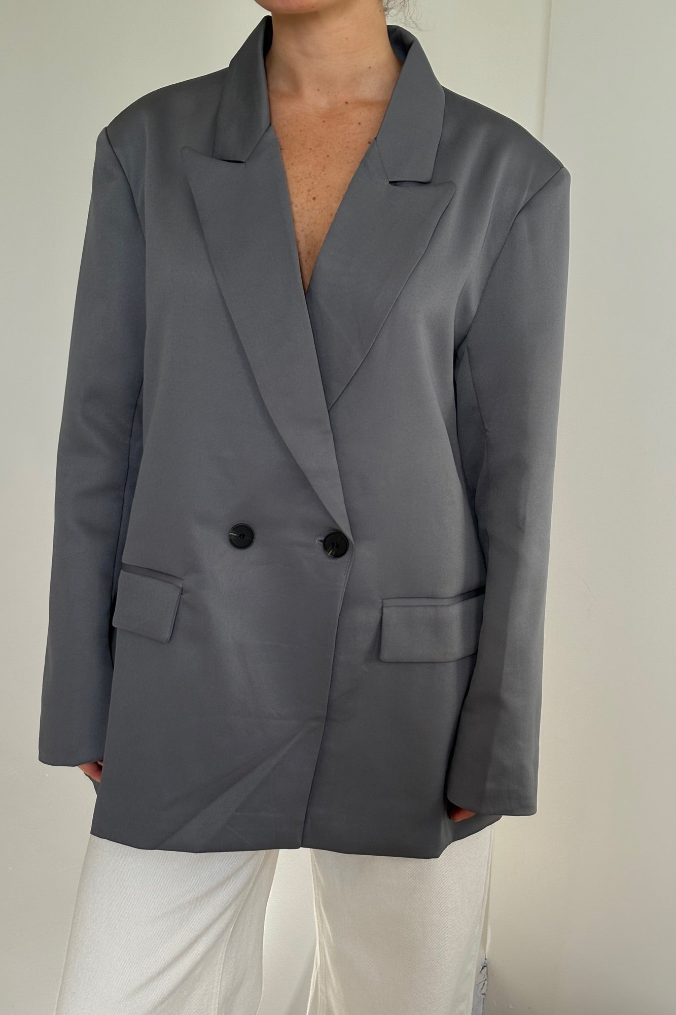 Jaxon Blazer Grey - FINAL SALE