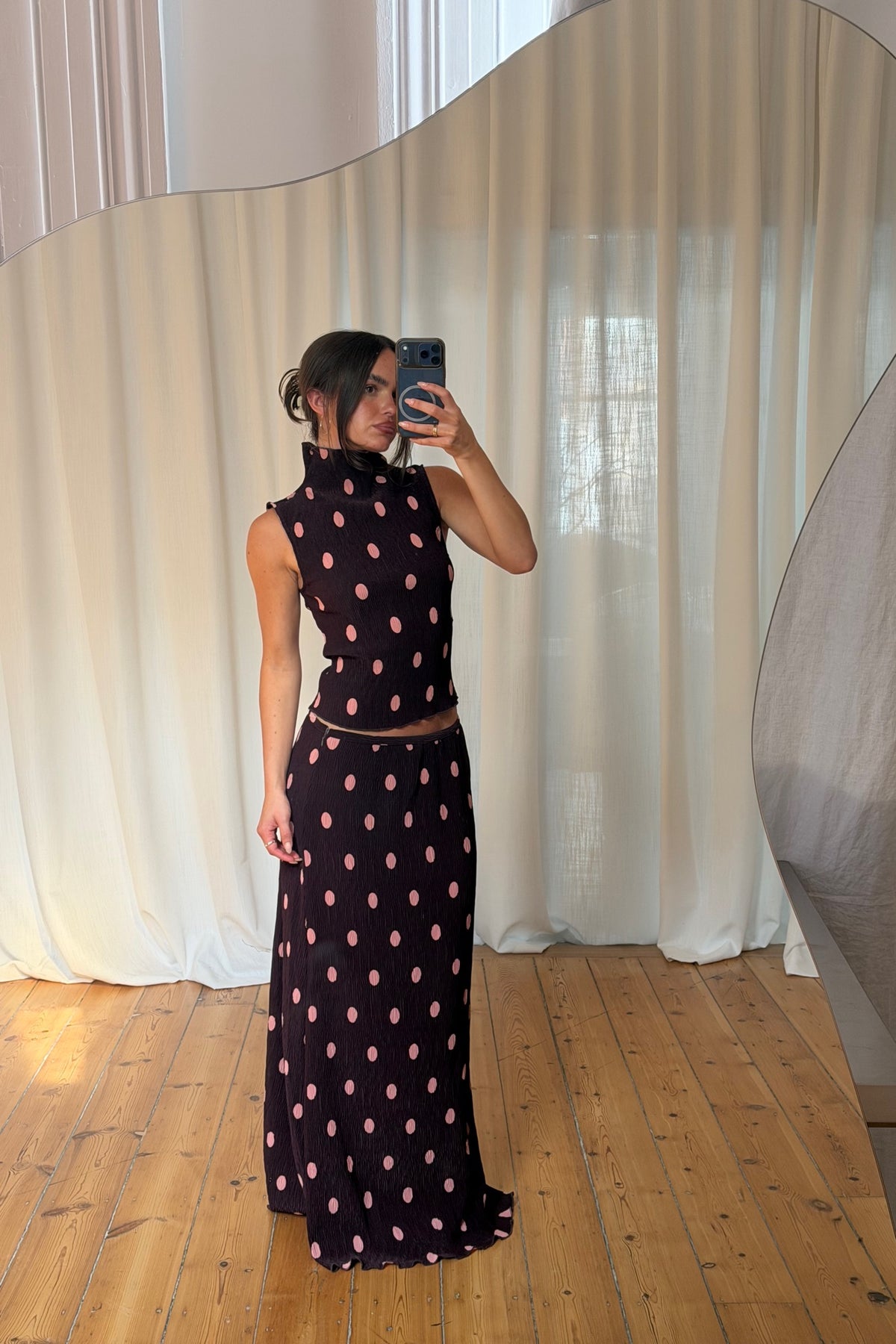 Ford Maxi Burgundy Polka