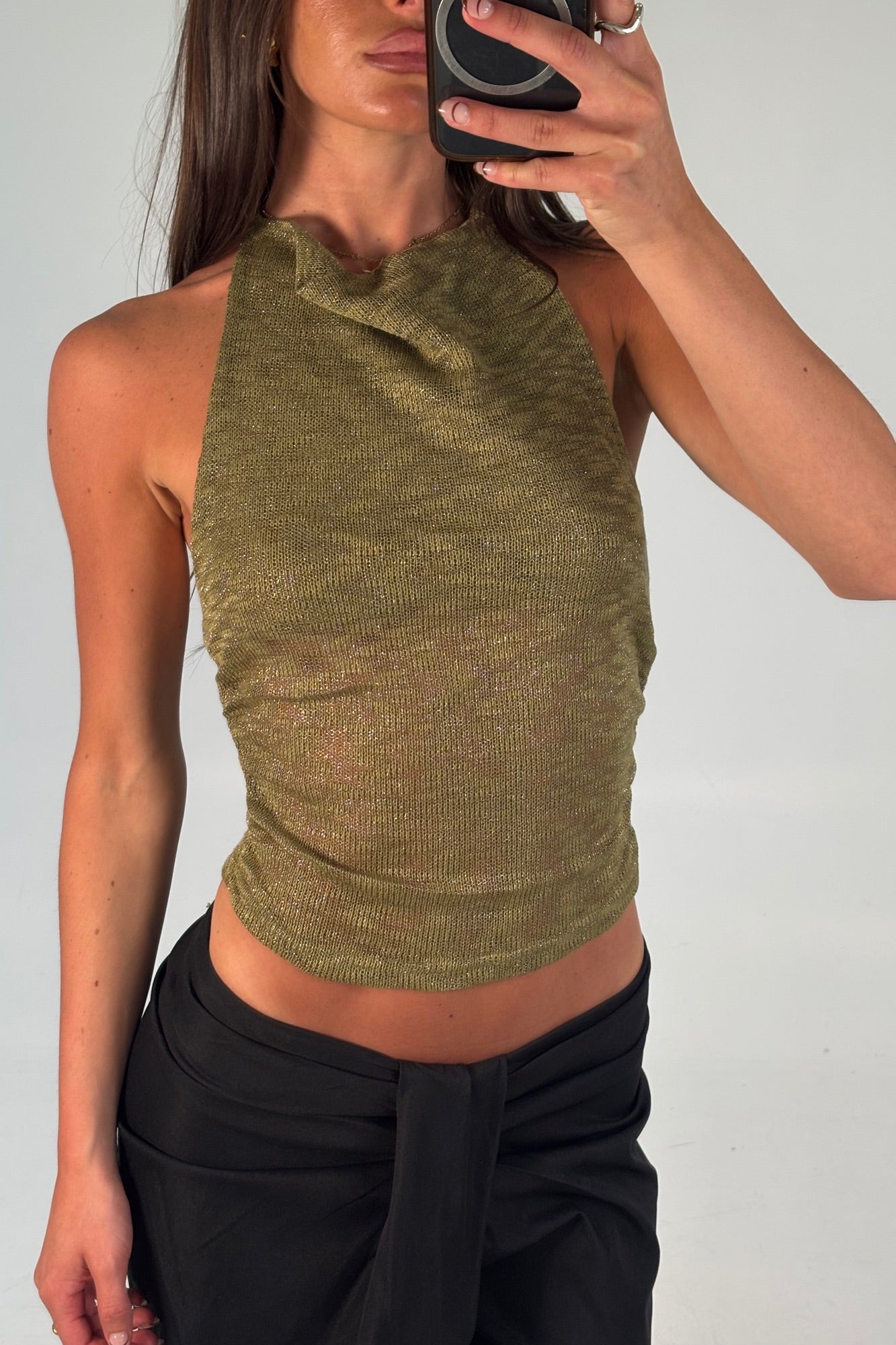 Normi Halter Khaki