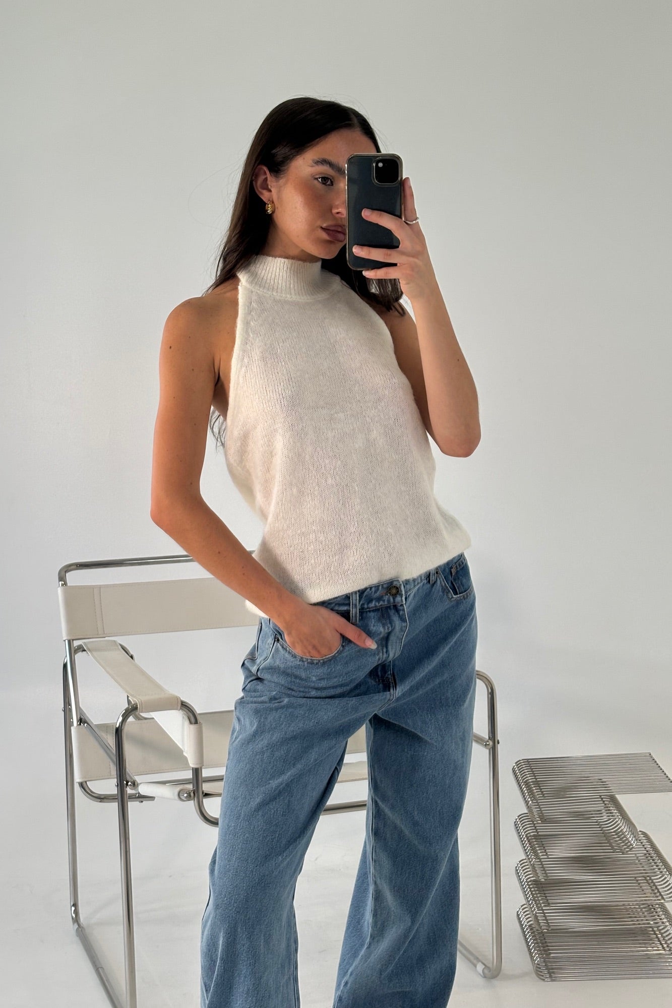 Angie Top White - FINAL SALE