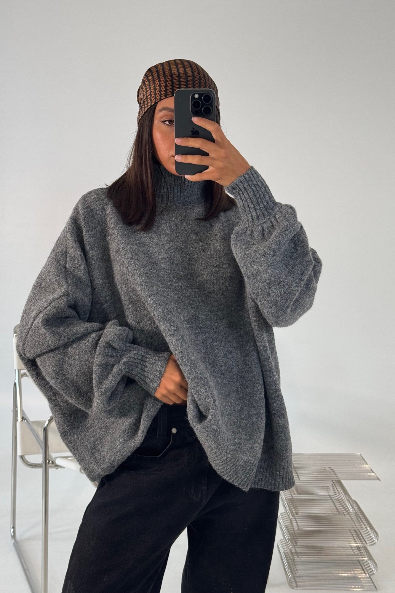 Pamela Knit Dark Grey