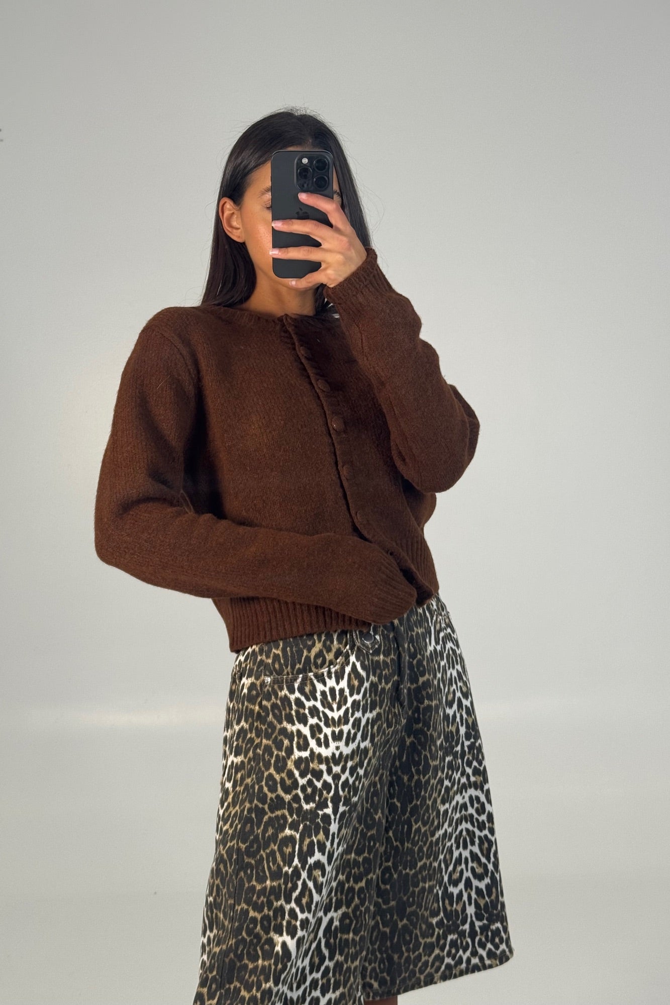 Lune Cardi Chocolate - FINAL SALE