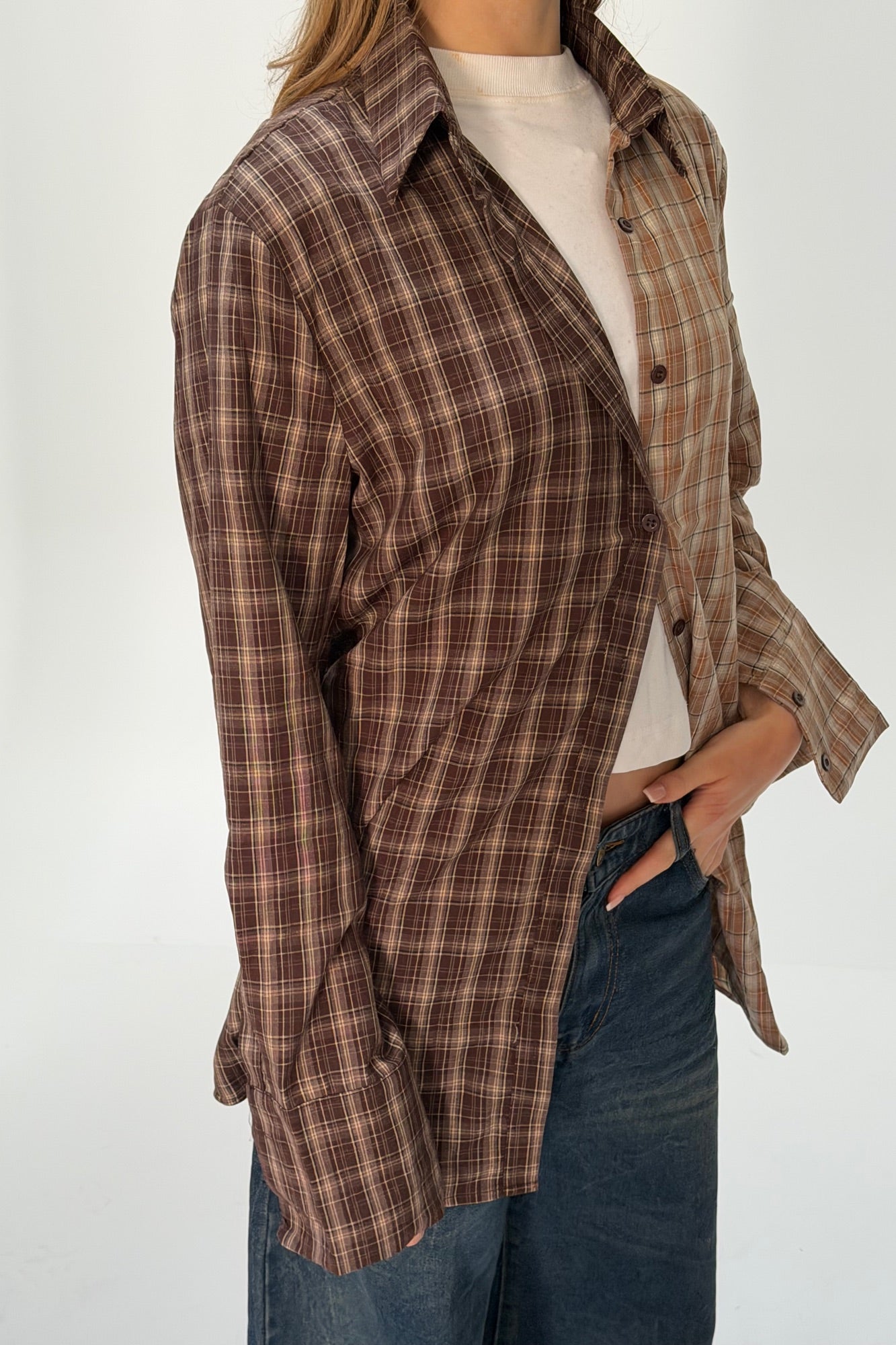 Tully Checkered Shirt Mocca
