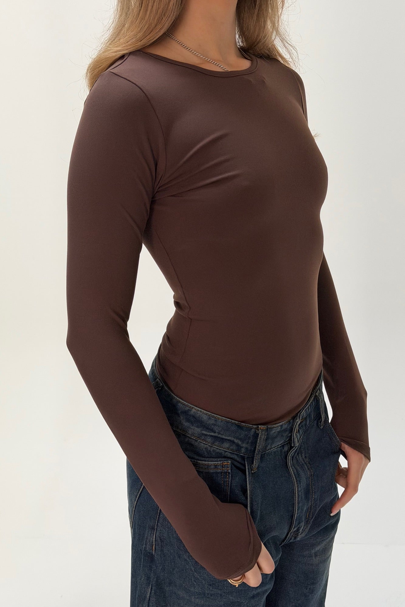 Arla Bodysuit Chocolate