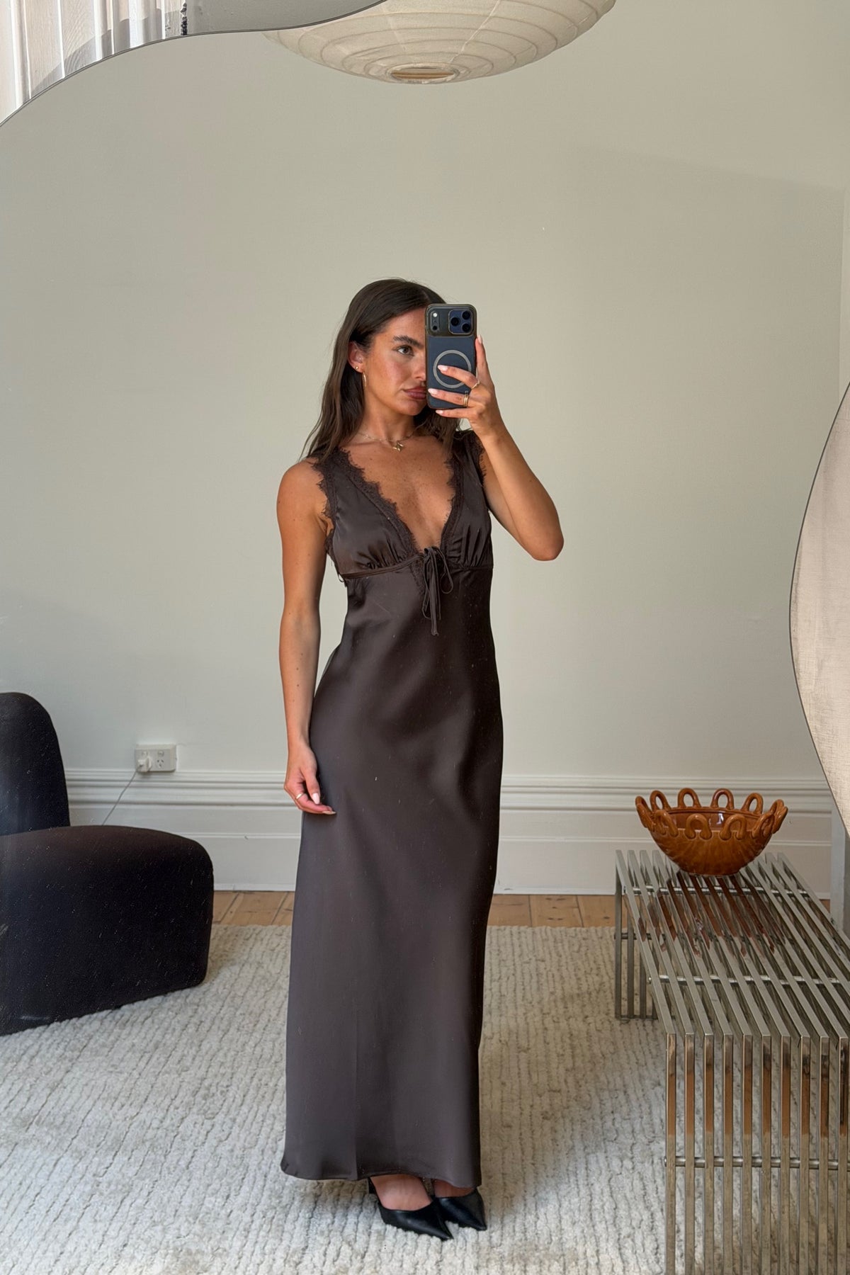 Kacey Maxi Dress Chocolate