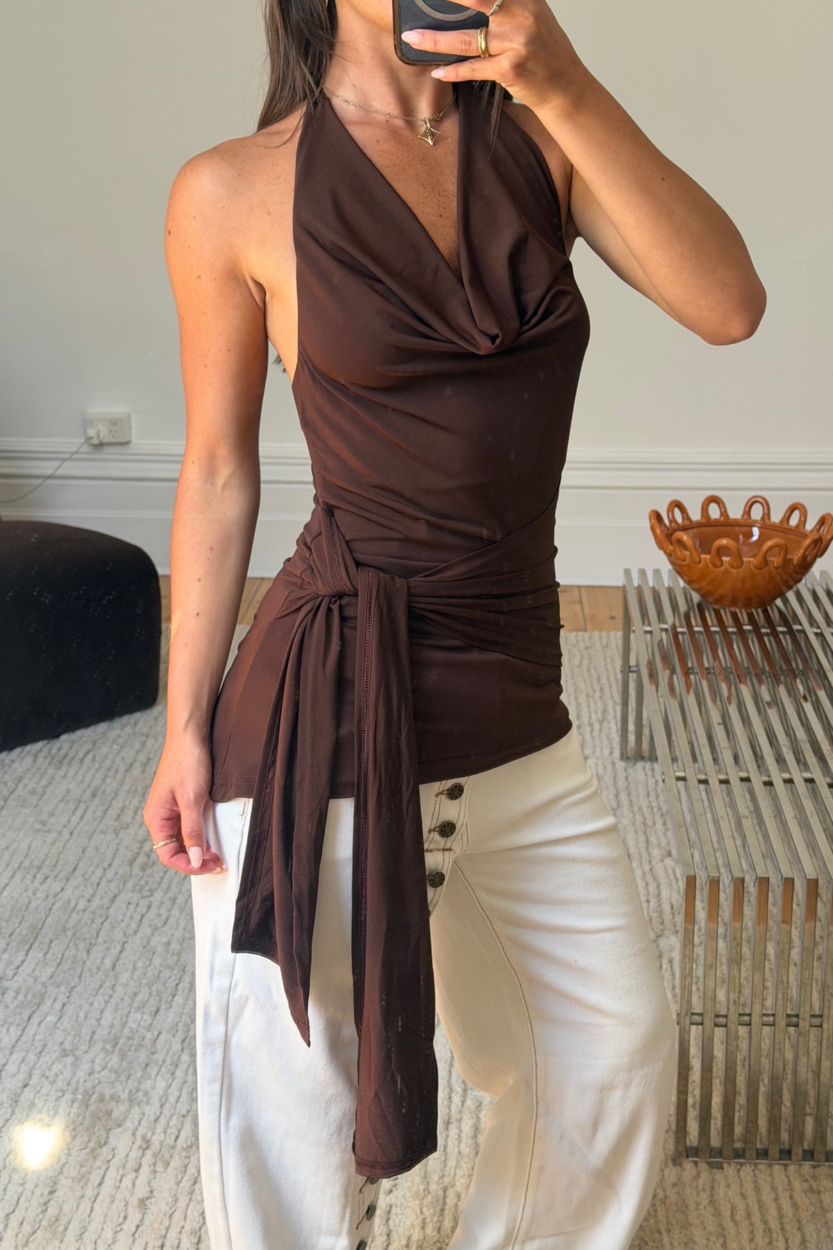 Viola Halter Chocolate