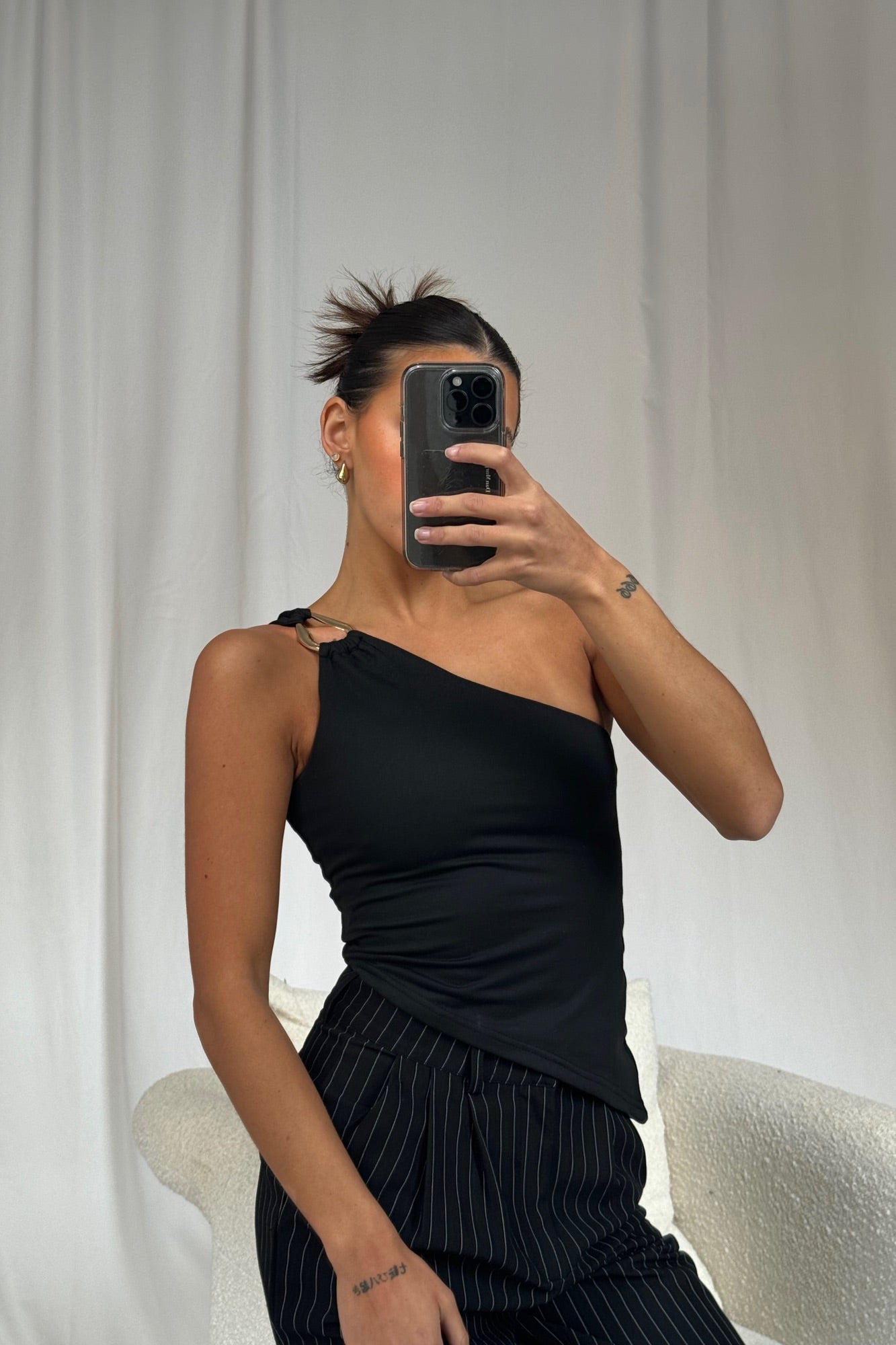 Celina Top Black - FINAL SALE