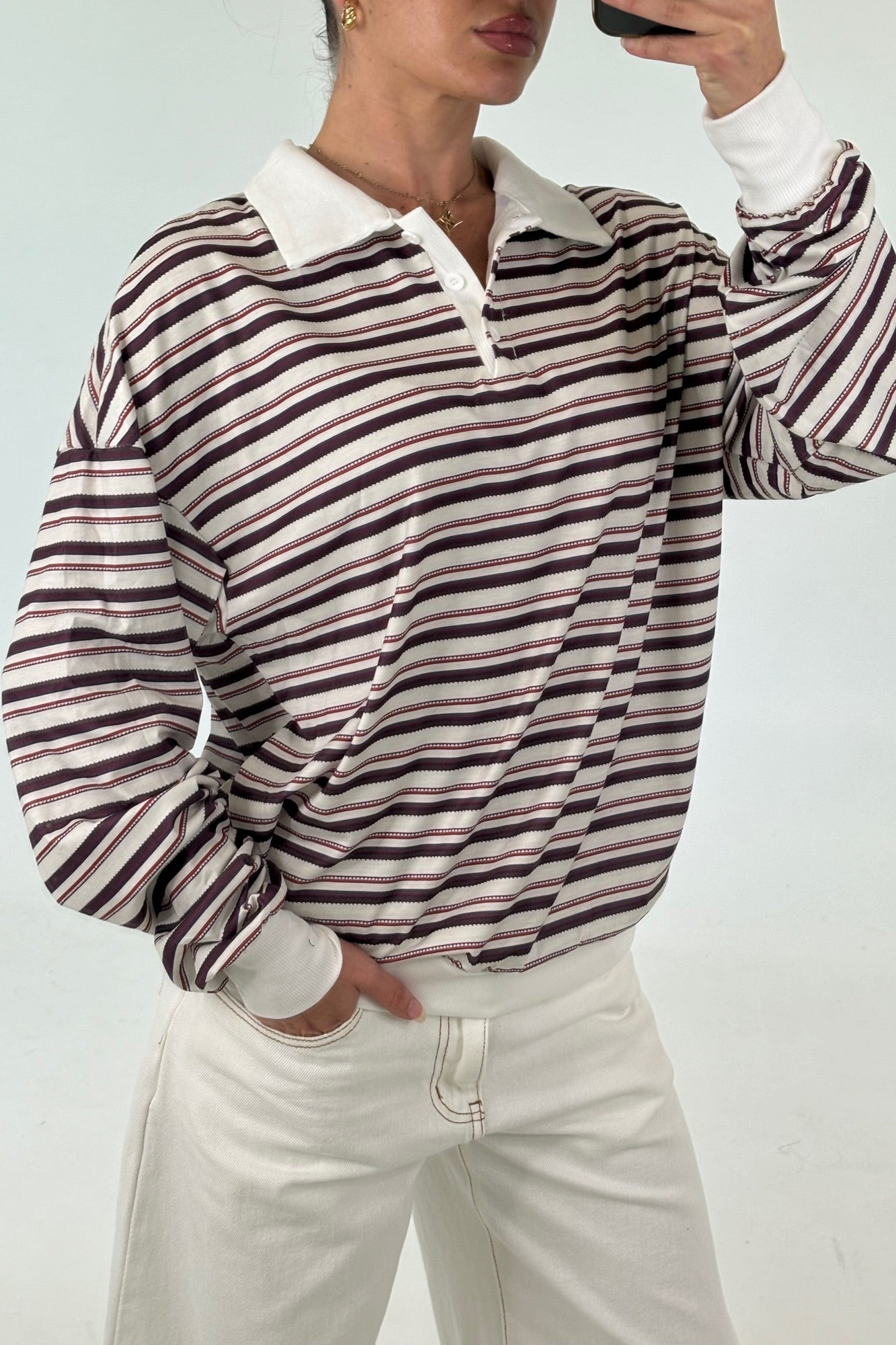 Wynter Rugby Sweater Berry