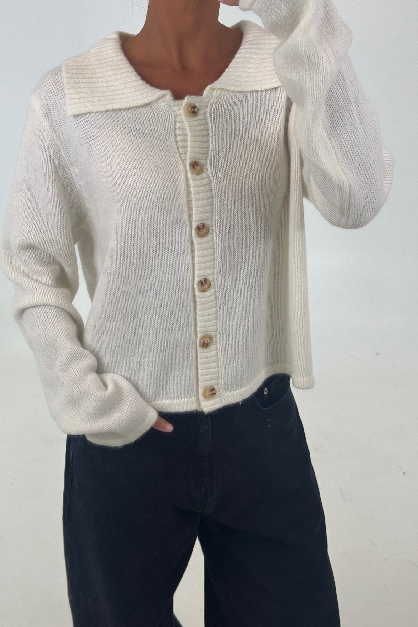 Natina Cardigan Milk