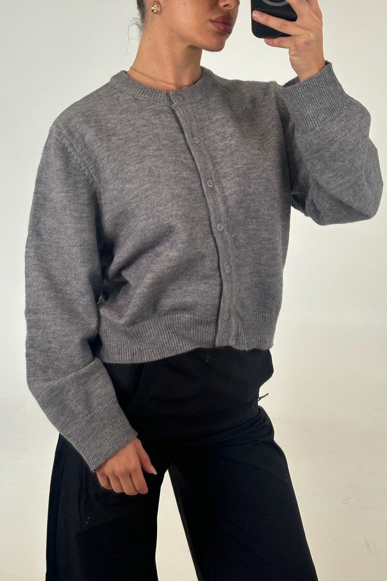 Atlas Cardi Grey