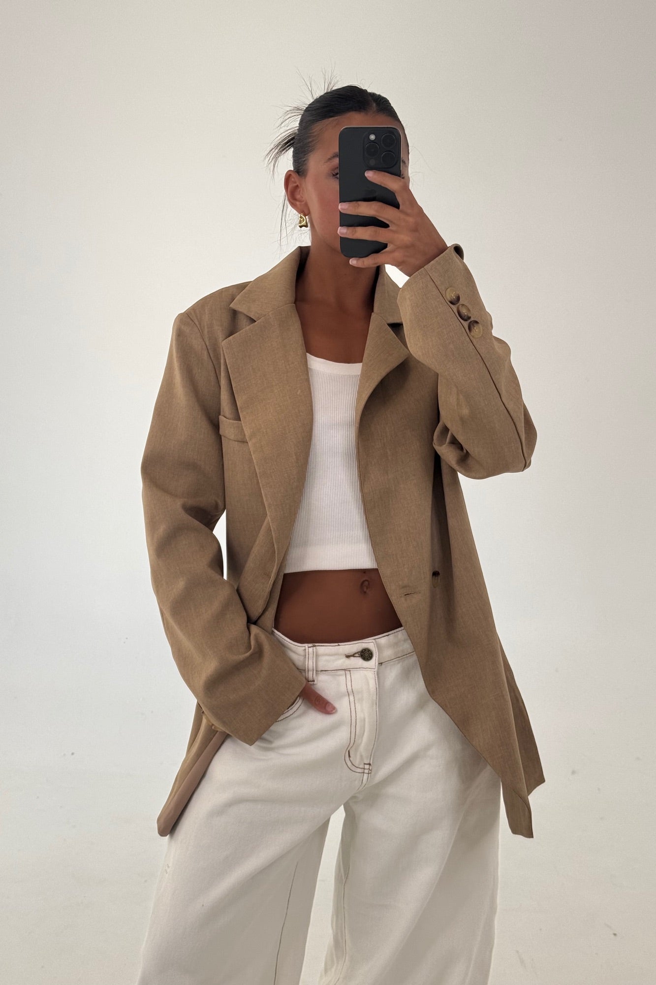 Sophia Blazer Tan