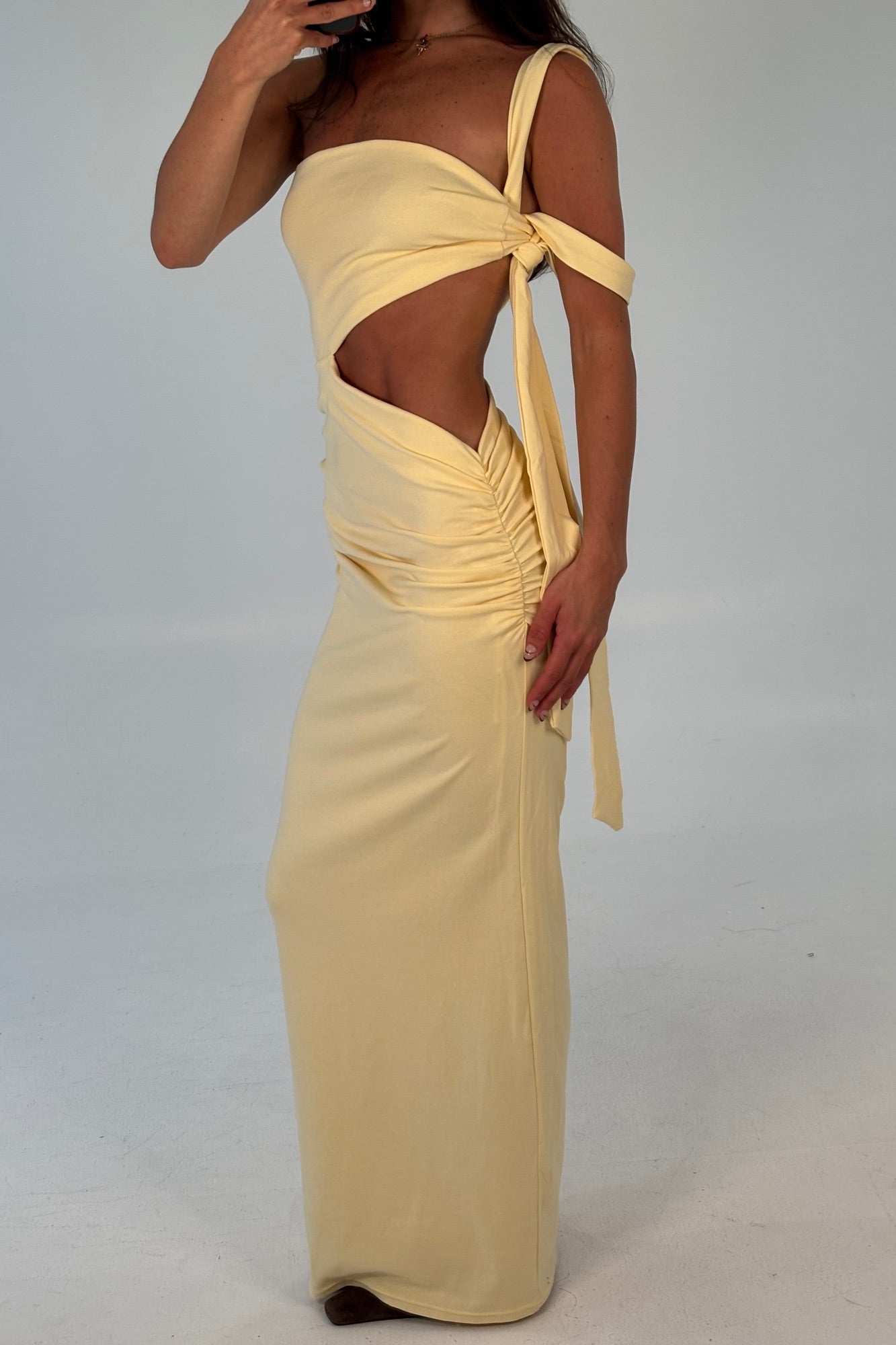 Selena Maxi Dress Lemon