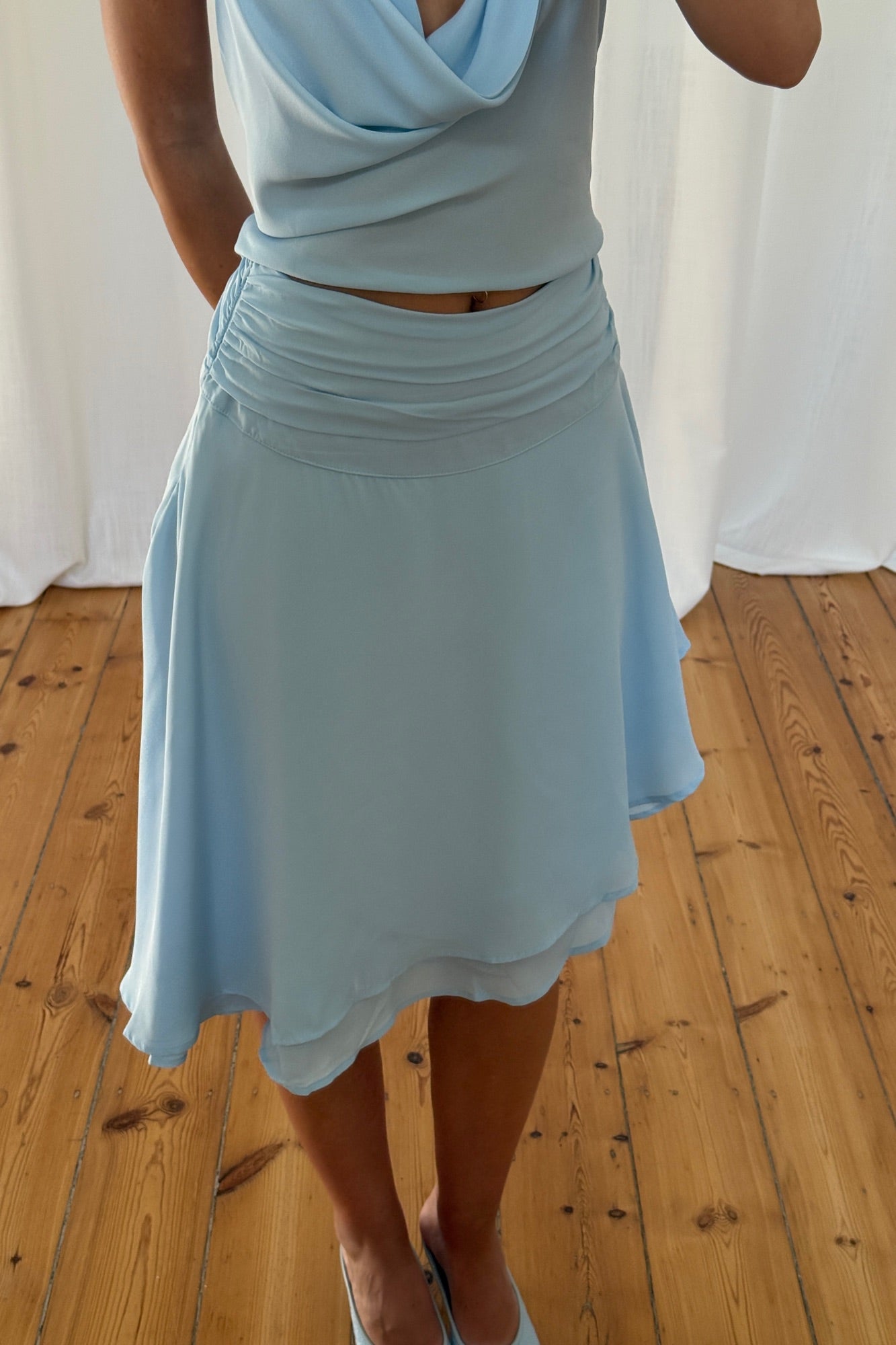 India Skirt Sky