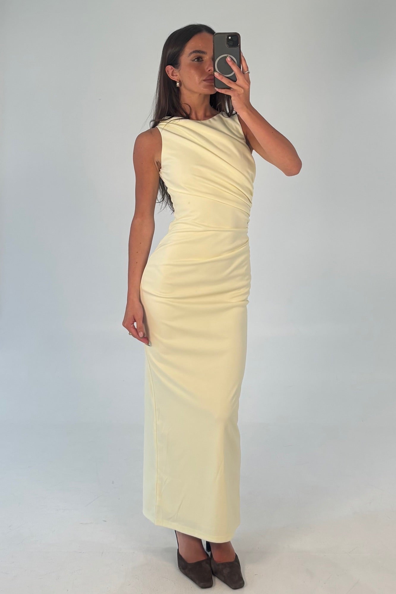 Daphne Midi Dress Butter