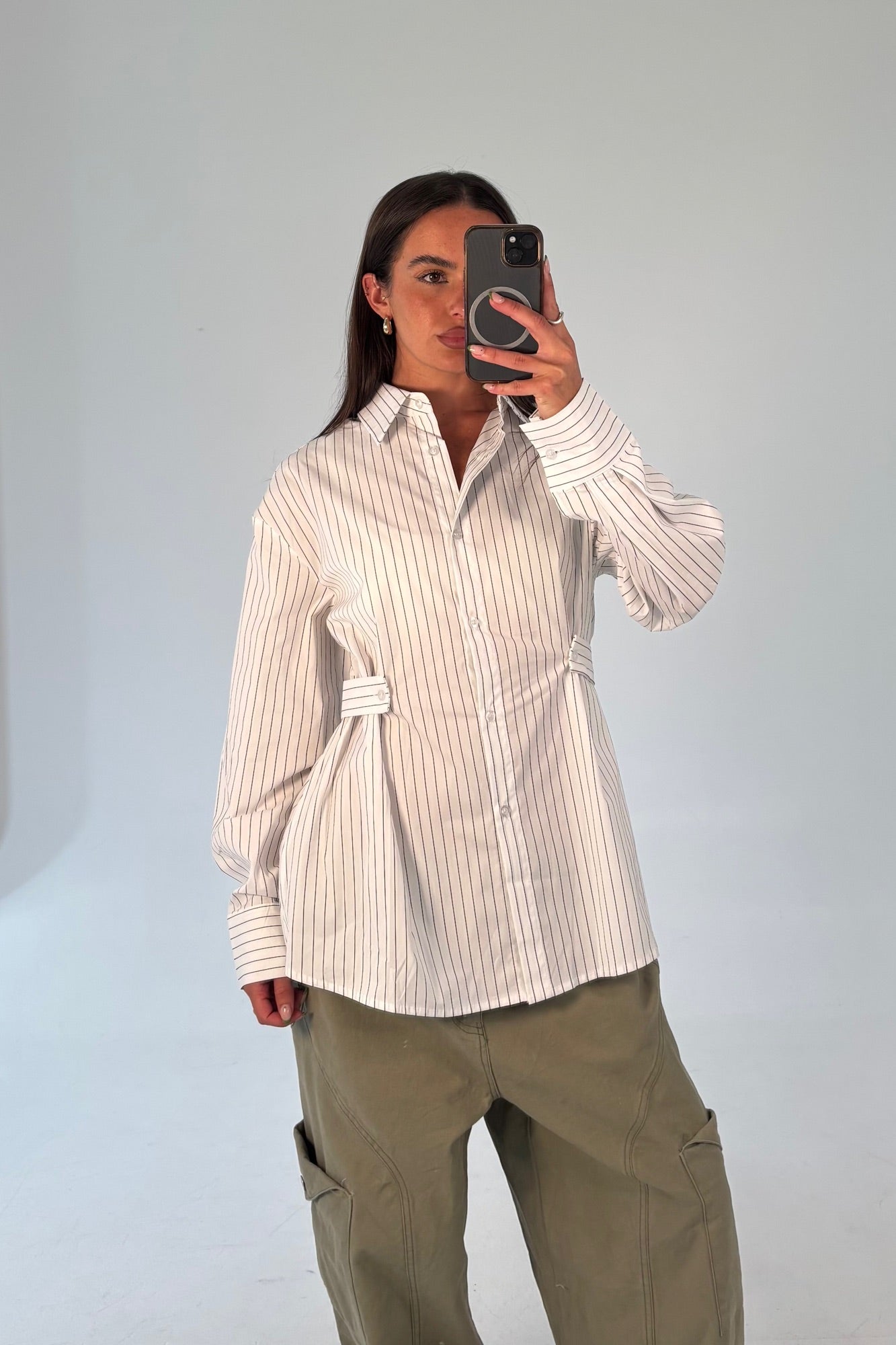 June Oversized Shirt White