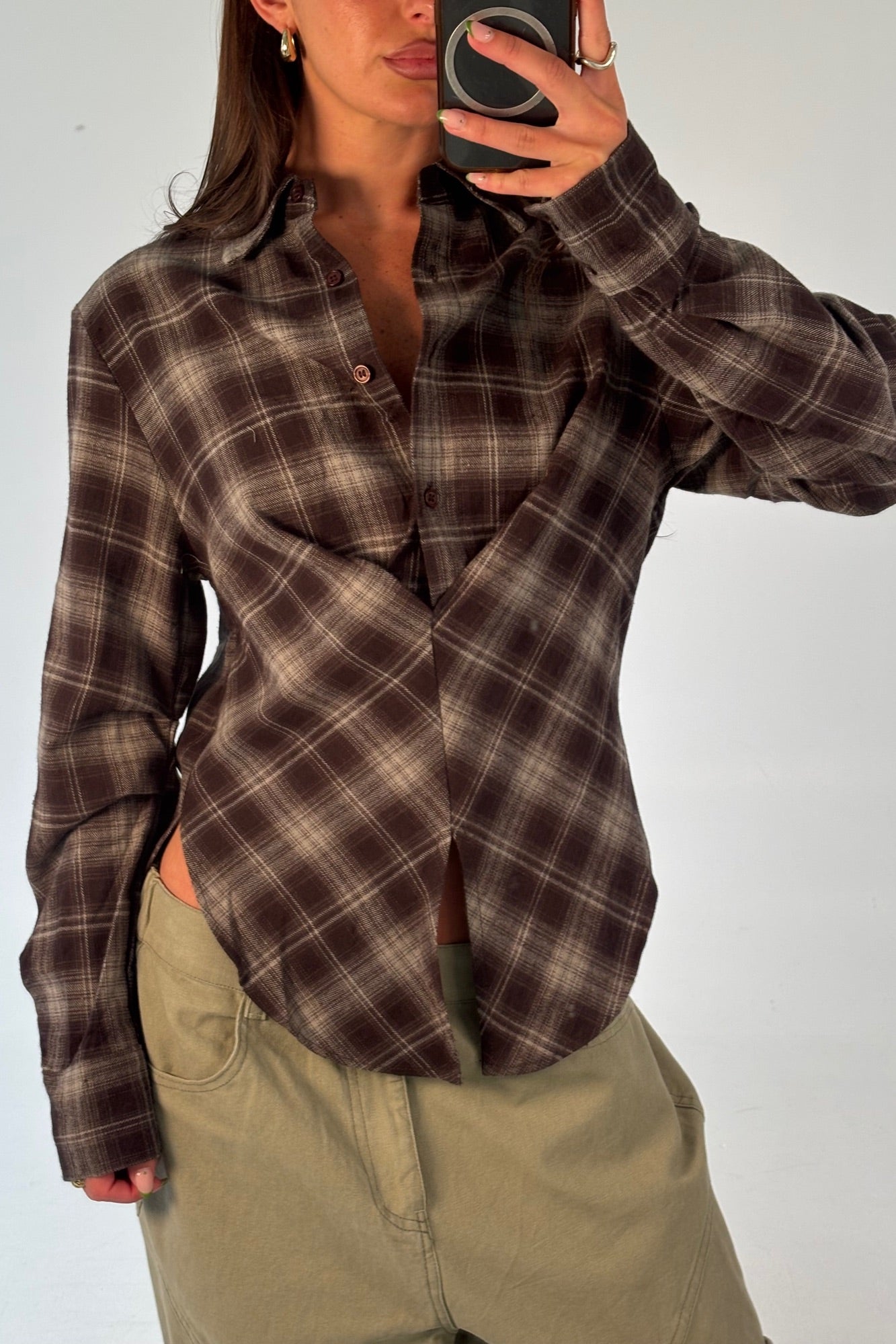 Leah Shirt Dark Grey