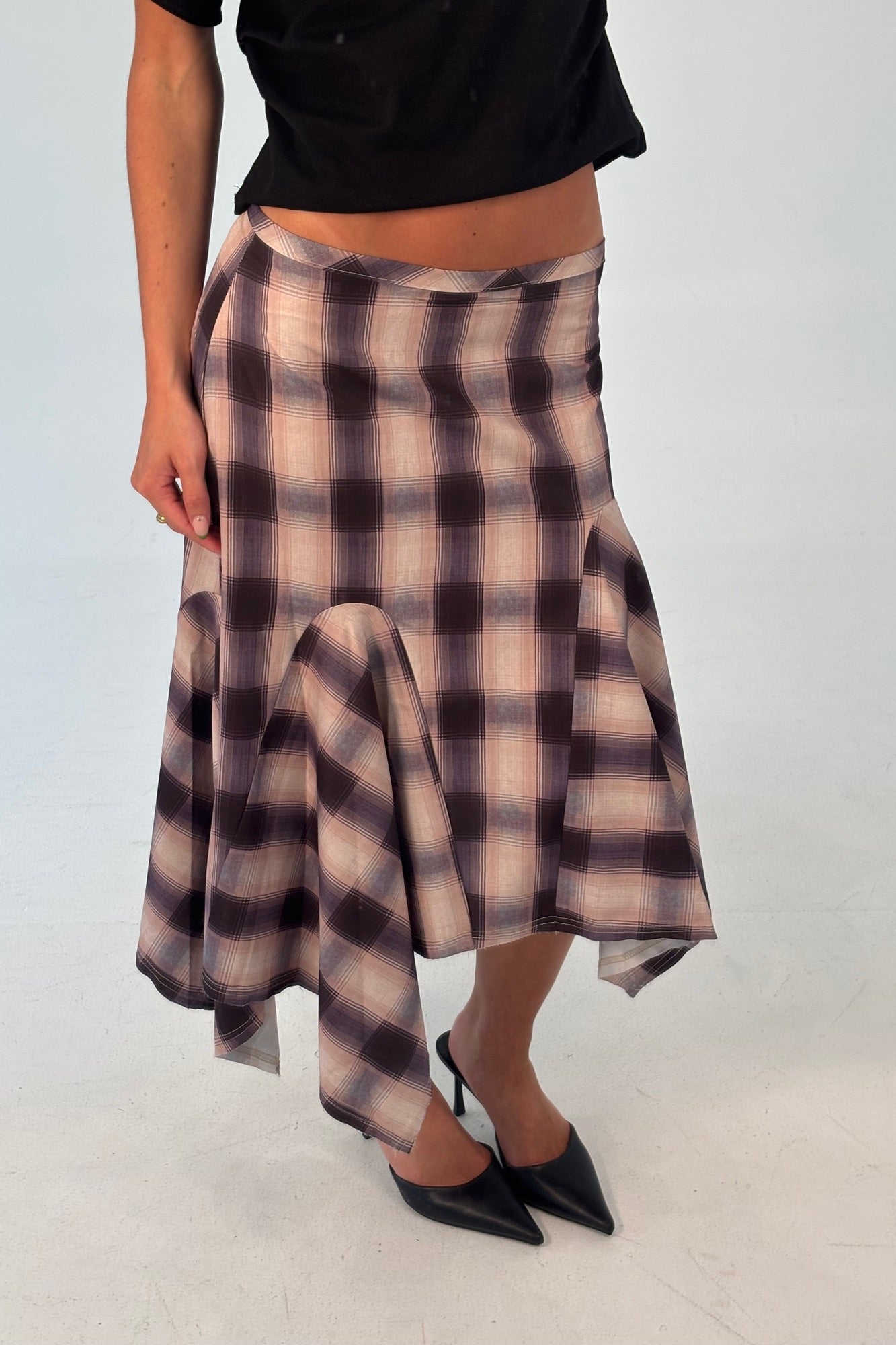 Tia Midi Skirt Beige