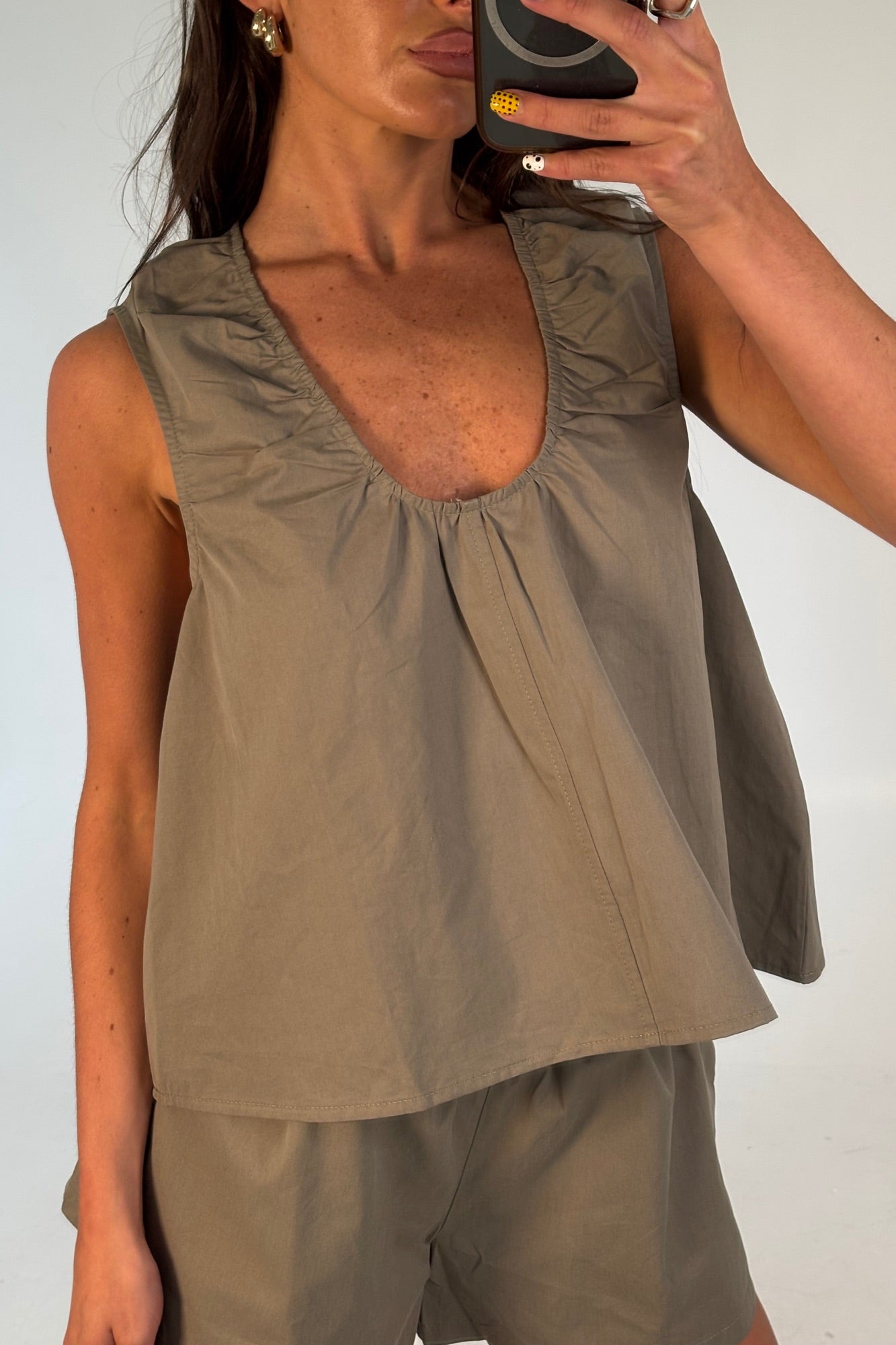 Kyla Top Khaki