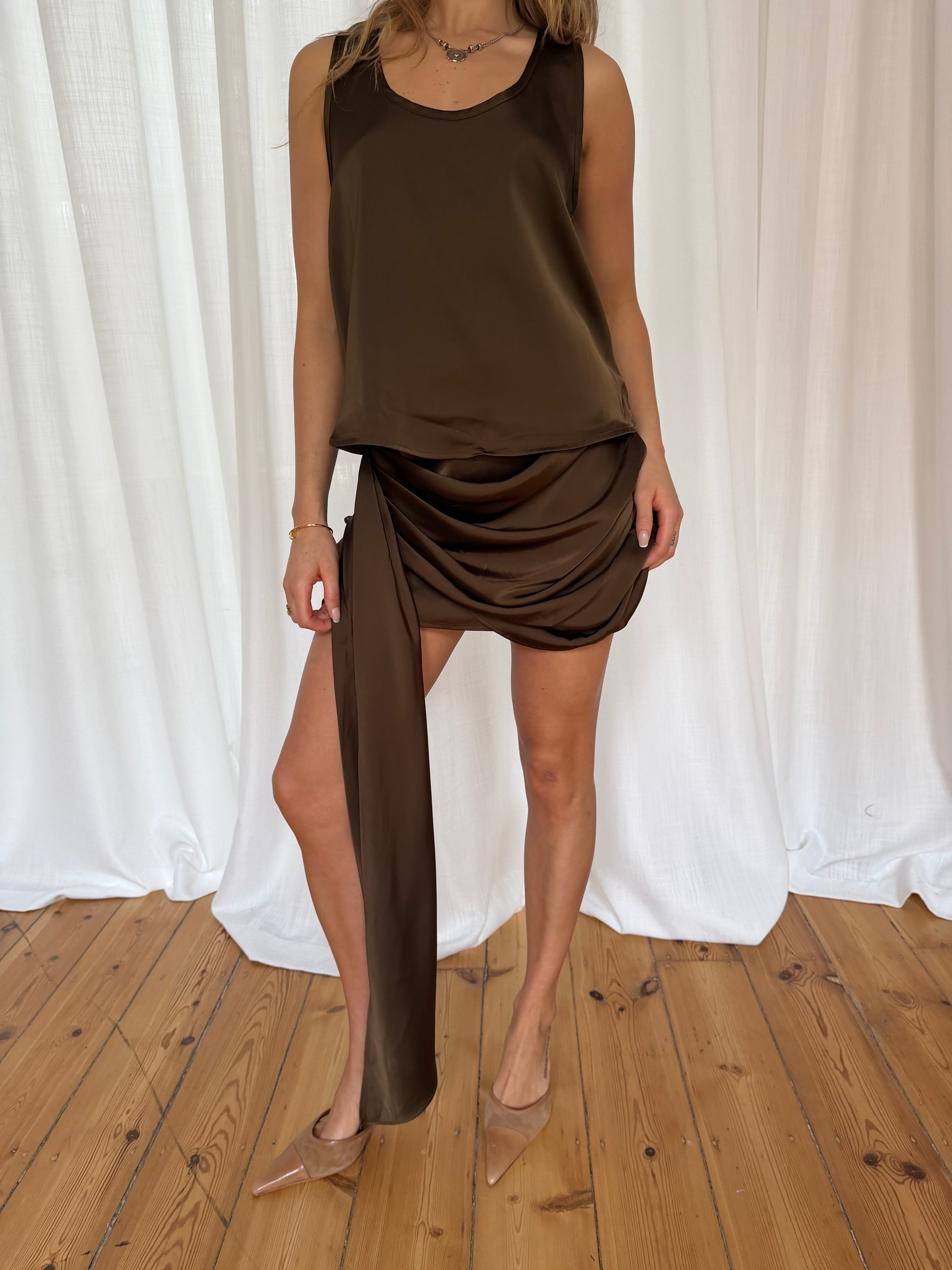 Liberty Skirt Chocolate