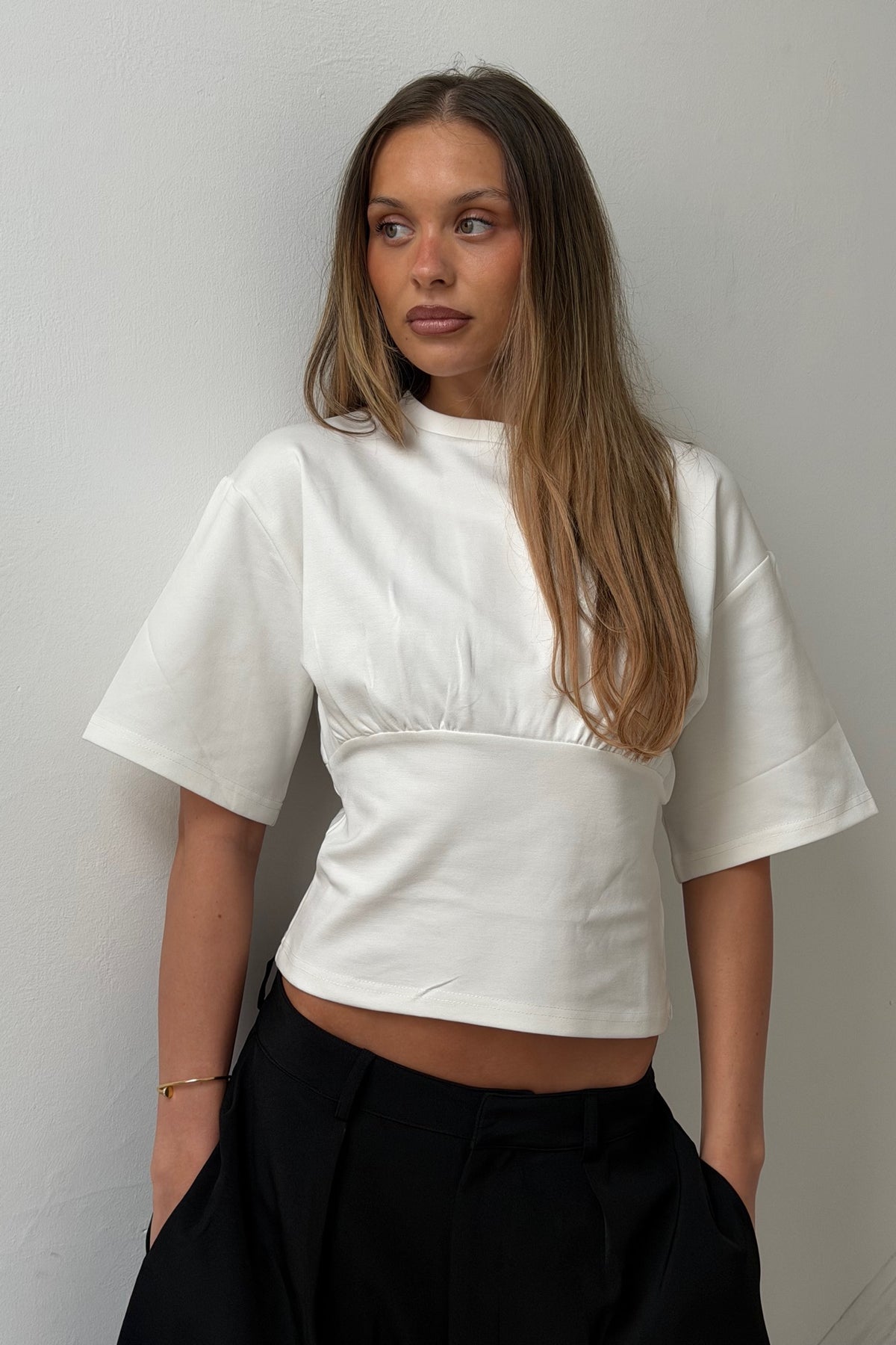 Jacinda Top White