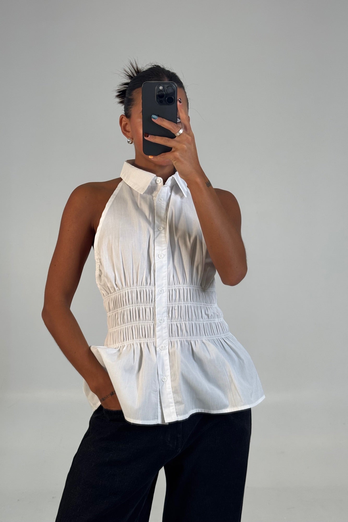 Kristal Top White
