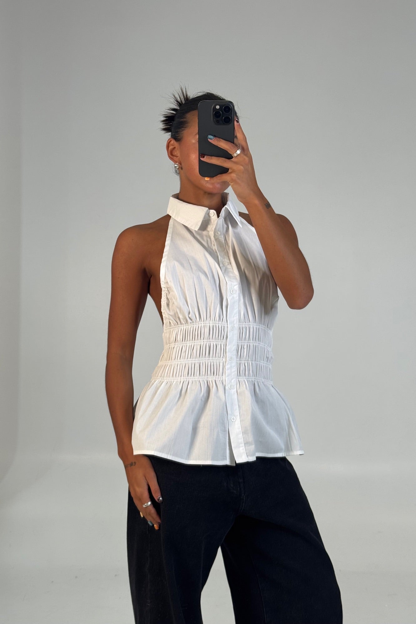 Kristal Top White