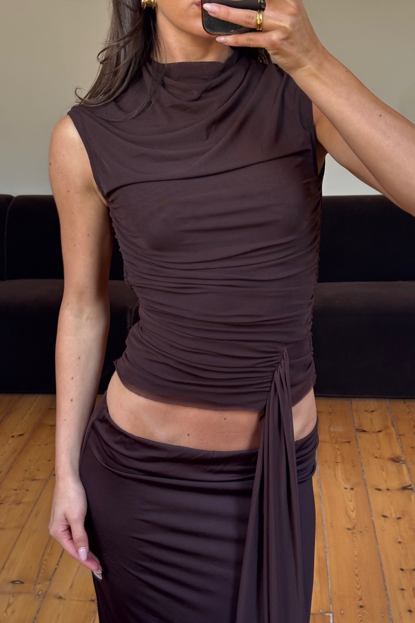 Sienna Top Chocolate