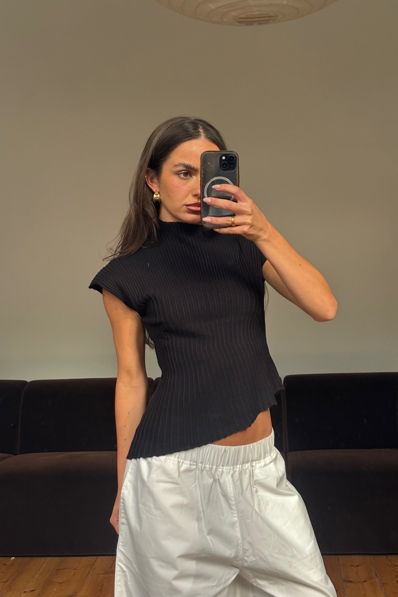 Amira Top Black