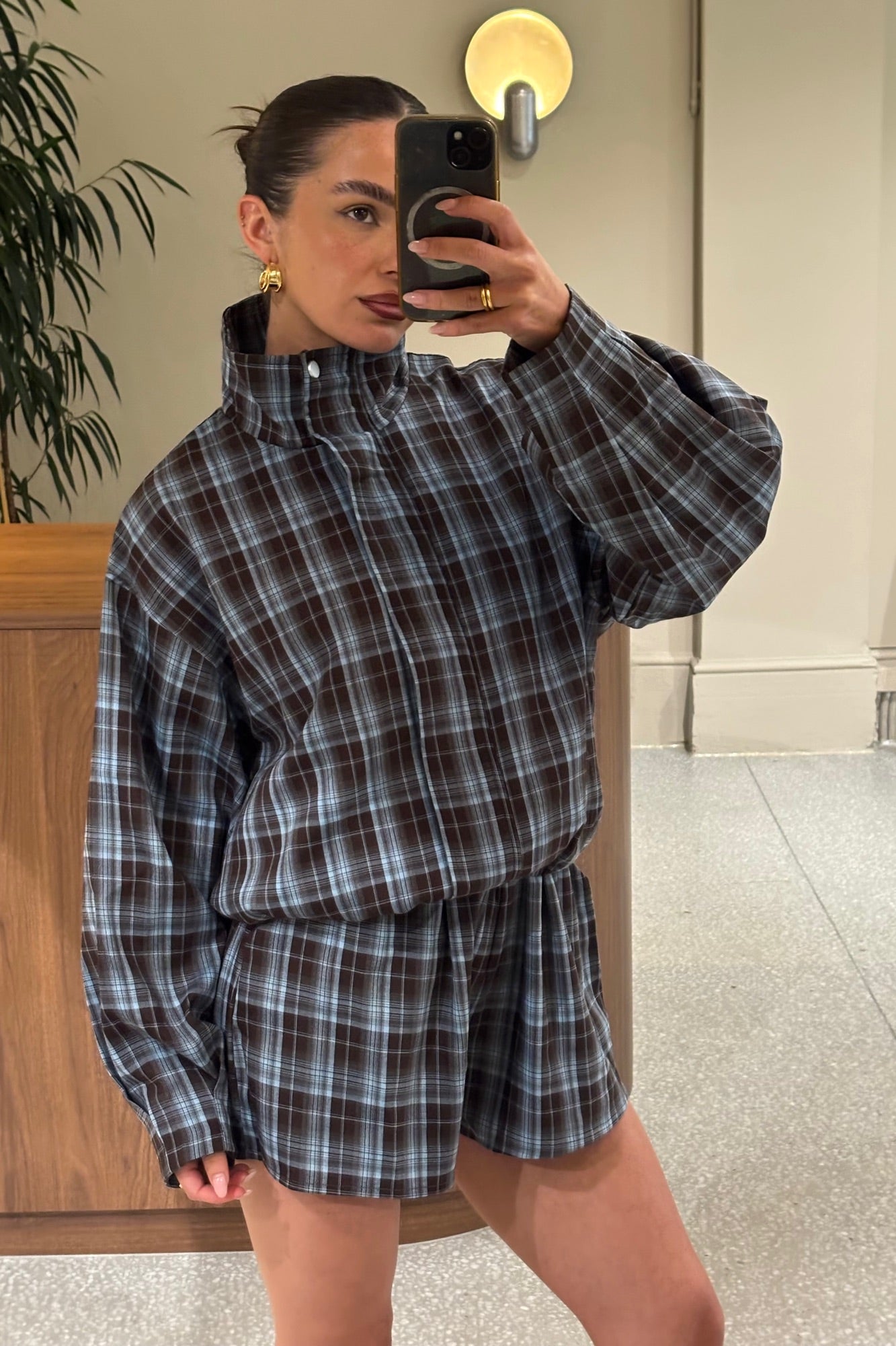 Elena Set Plaid