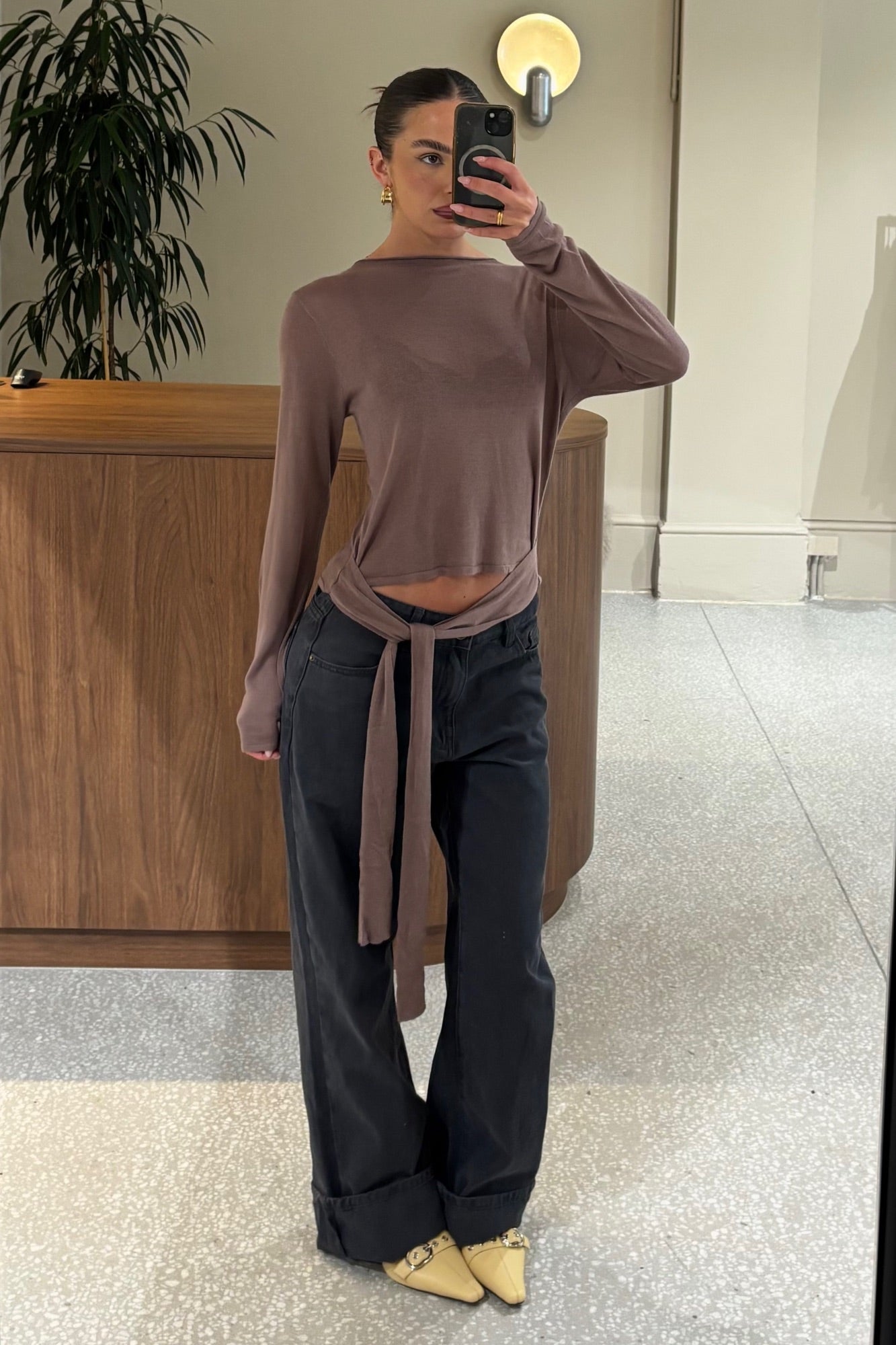 Natalia Long Sleeve Mushroom