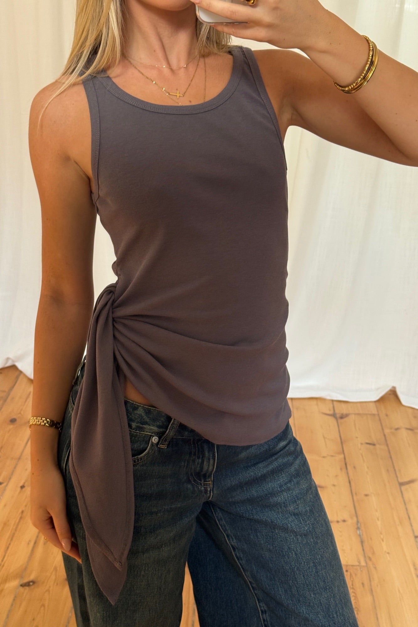 Rebecca Tank Grey