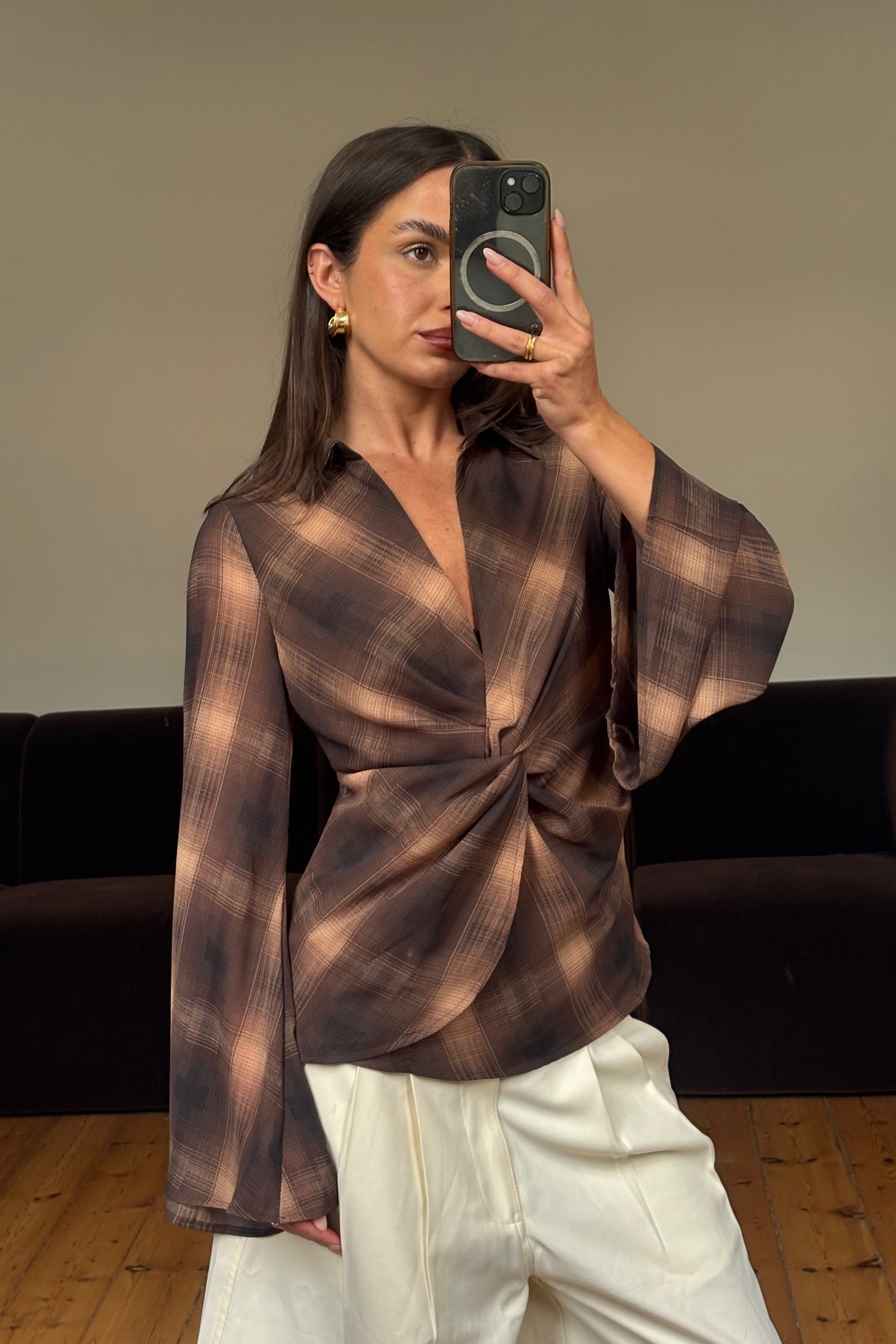 Blaire Long Sleeve Brown