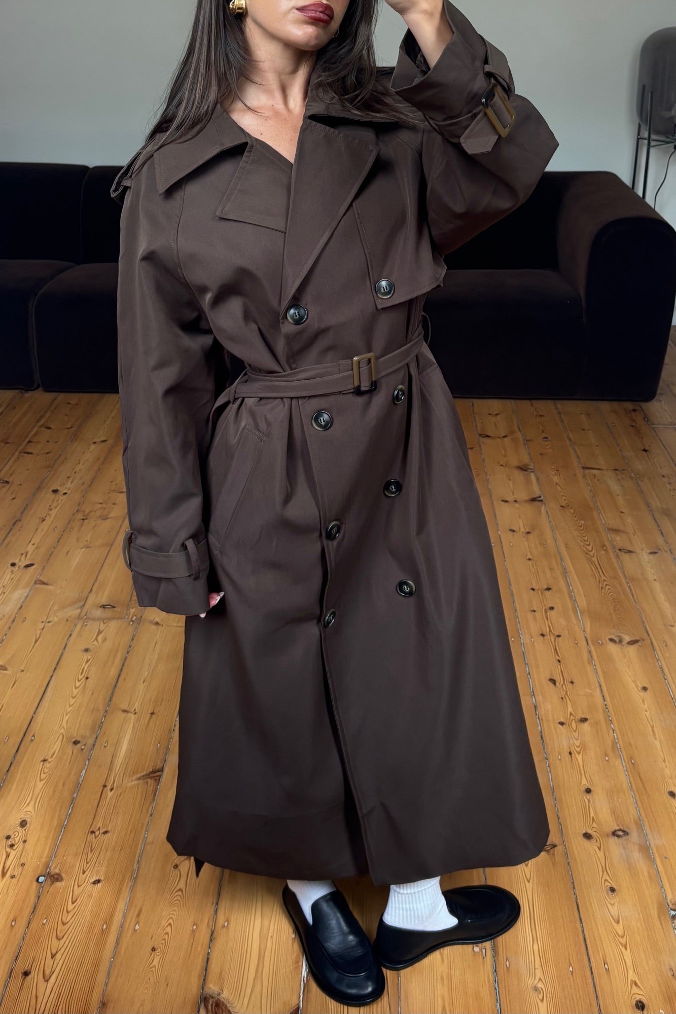 Ashton Trench Chocolate